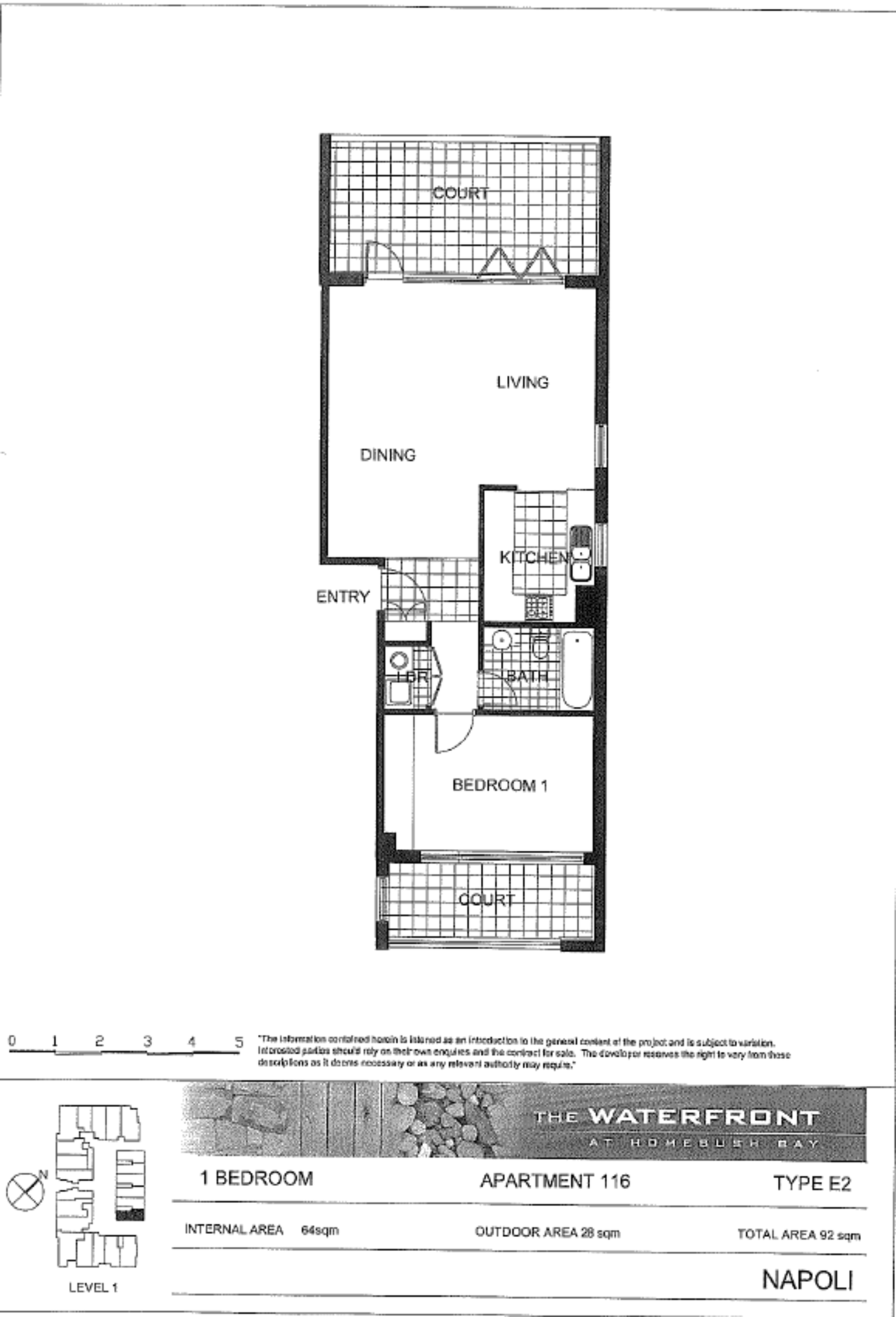 116/3 Stromboli Strait, Wentworth Point Leased by Chidiac Realty - floorplan