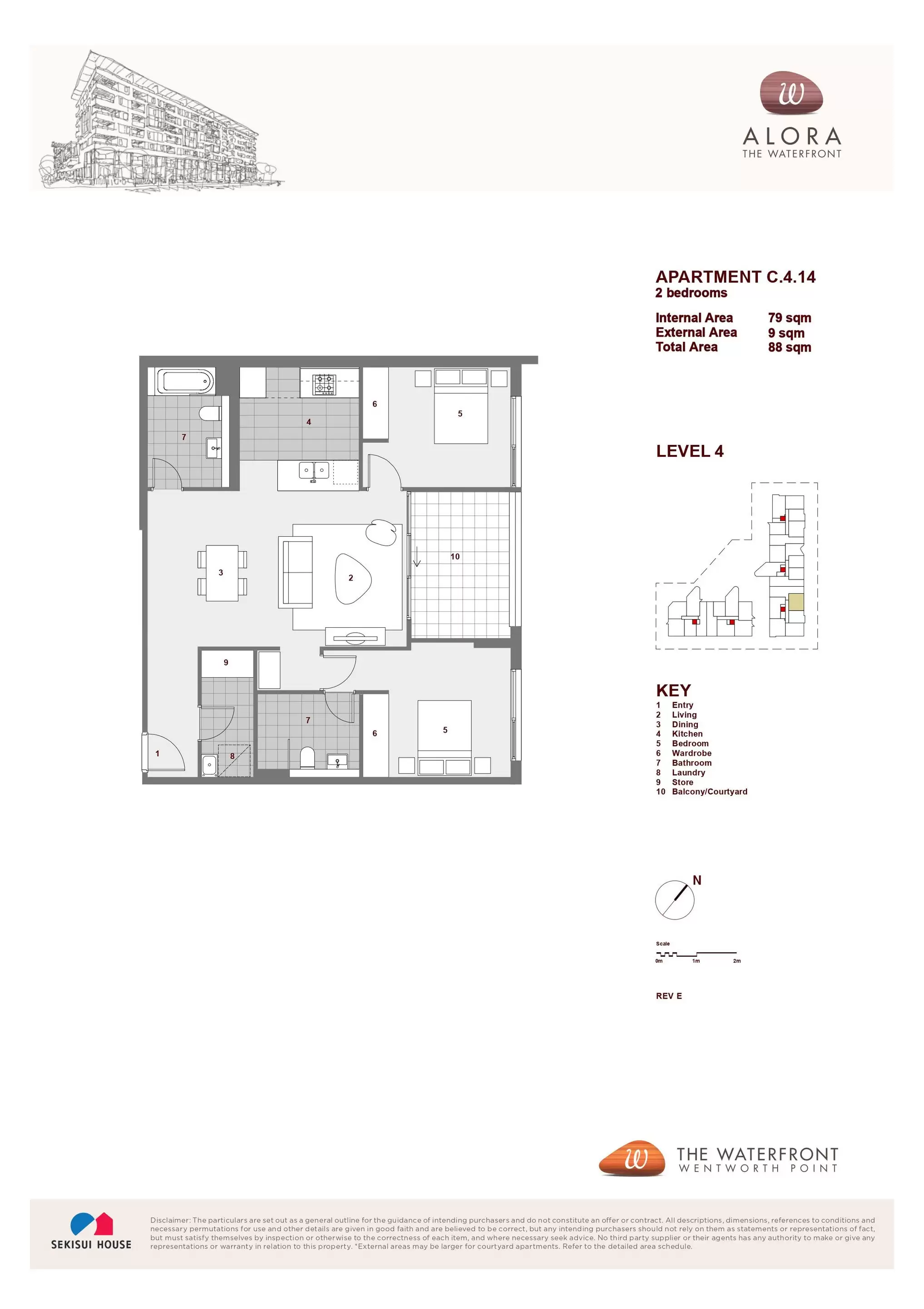 414/14 Nuvolari Place, Wentworth Point Leased by Chidiac Realty - floorplan