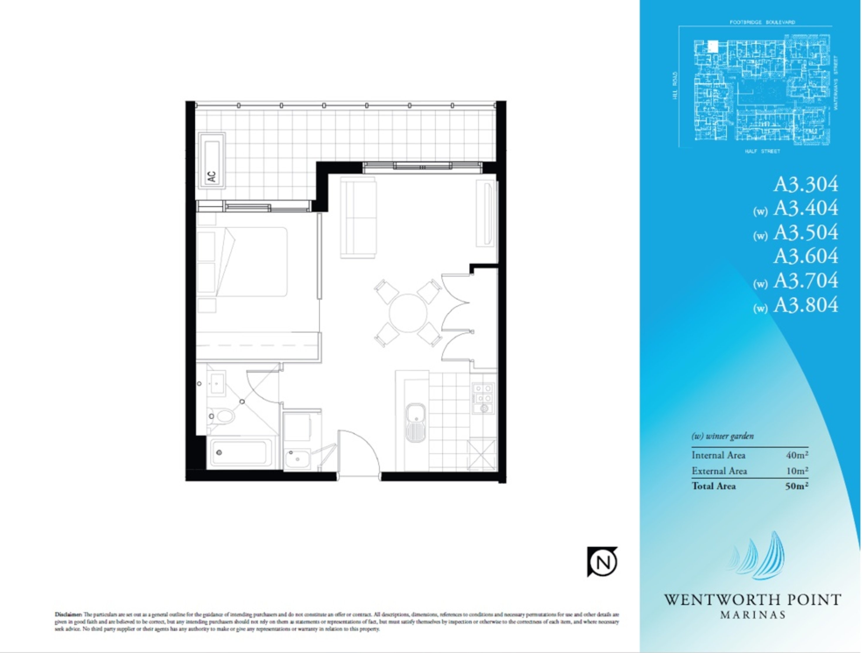 604/2 Footbridge Boulevard, Wentworth Point Leased by Chidiac Realty - floorplan