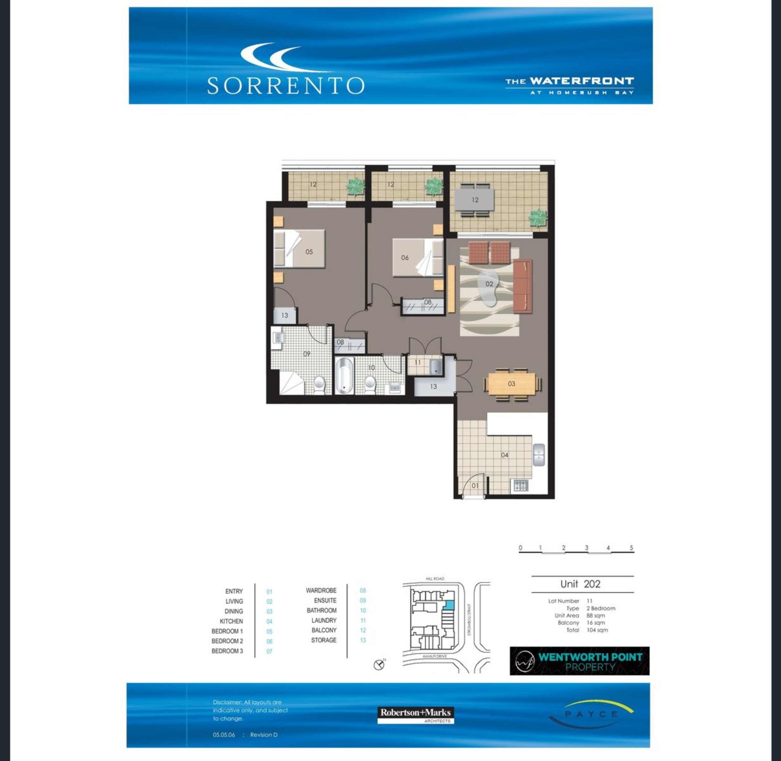 202/19 Hill Road, Wentworth Point Leased by Chidiac Realty - floorplan