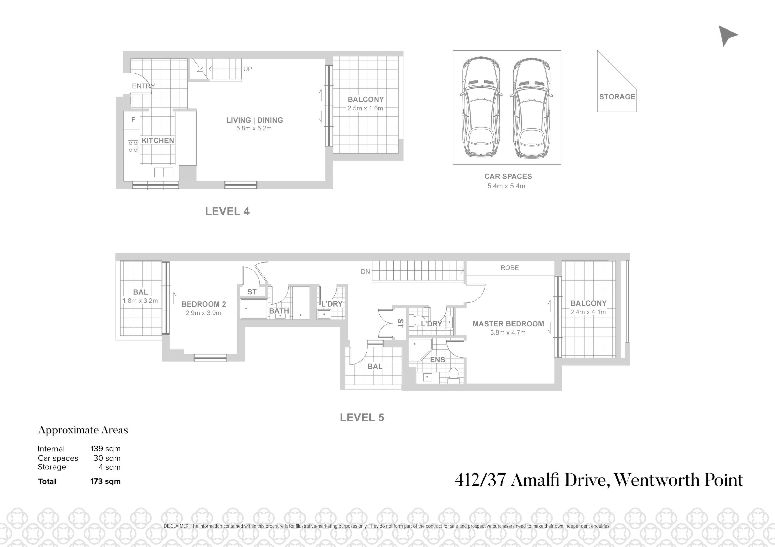 412/37 Amalfi Drive, Wentworth Point Sold by Chidiac Realty - floorplan