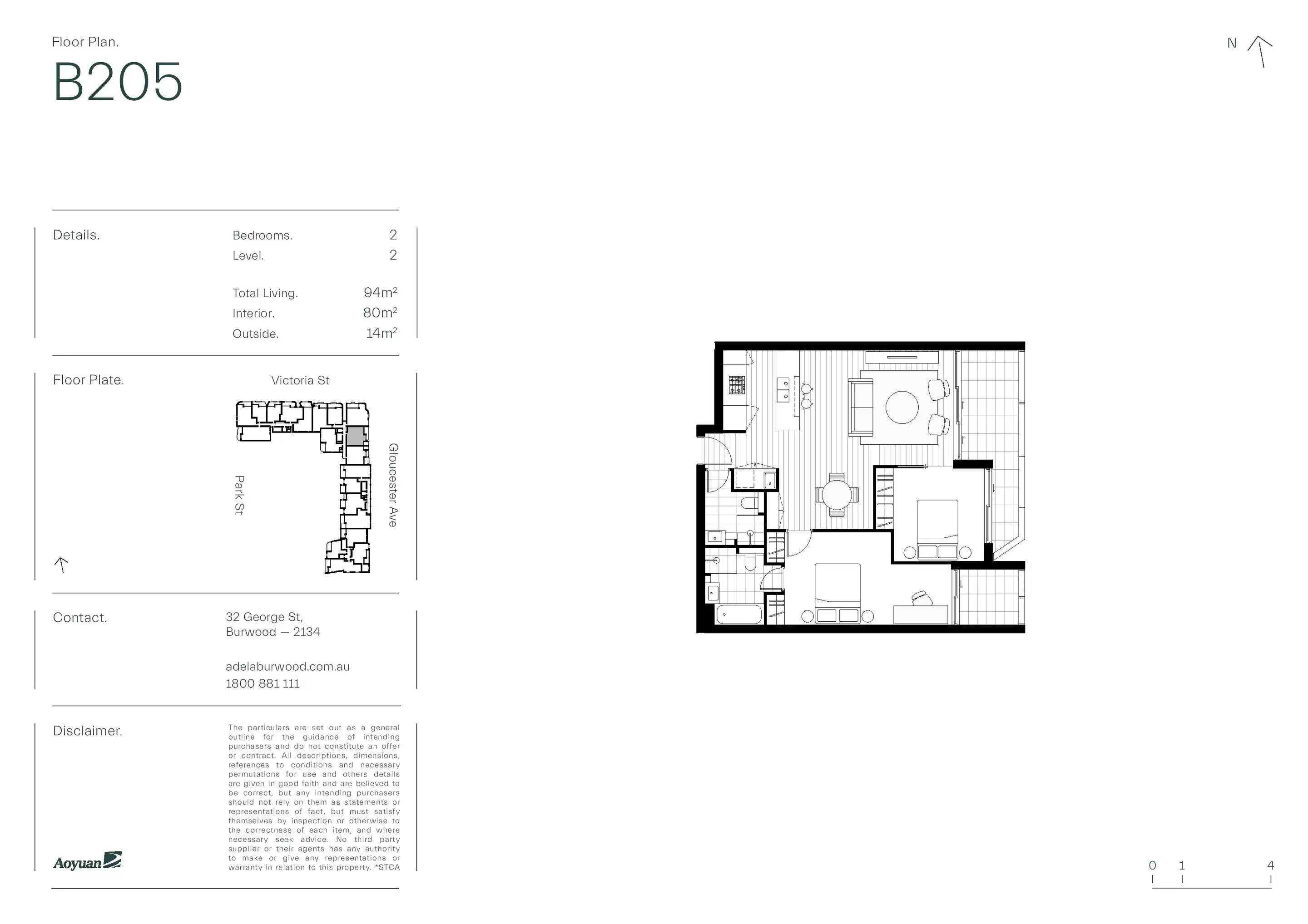 15/1A Gloucaster Avenue, Burwood Leased by Chidiac Realty - floorplan