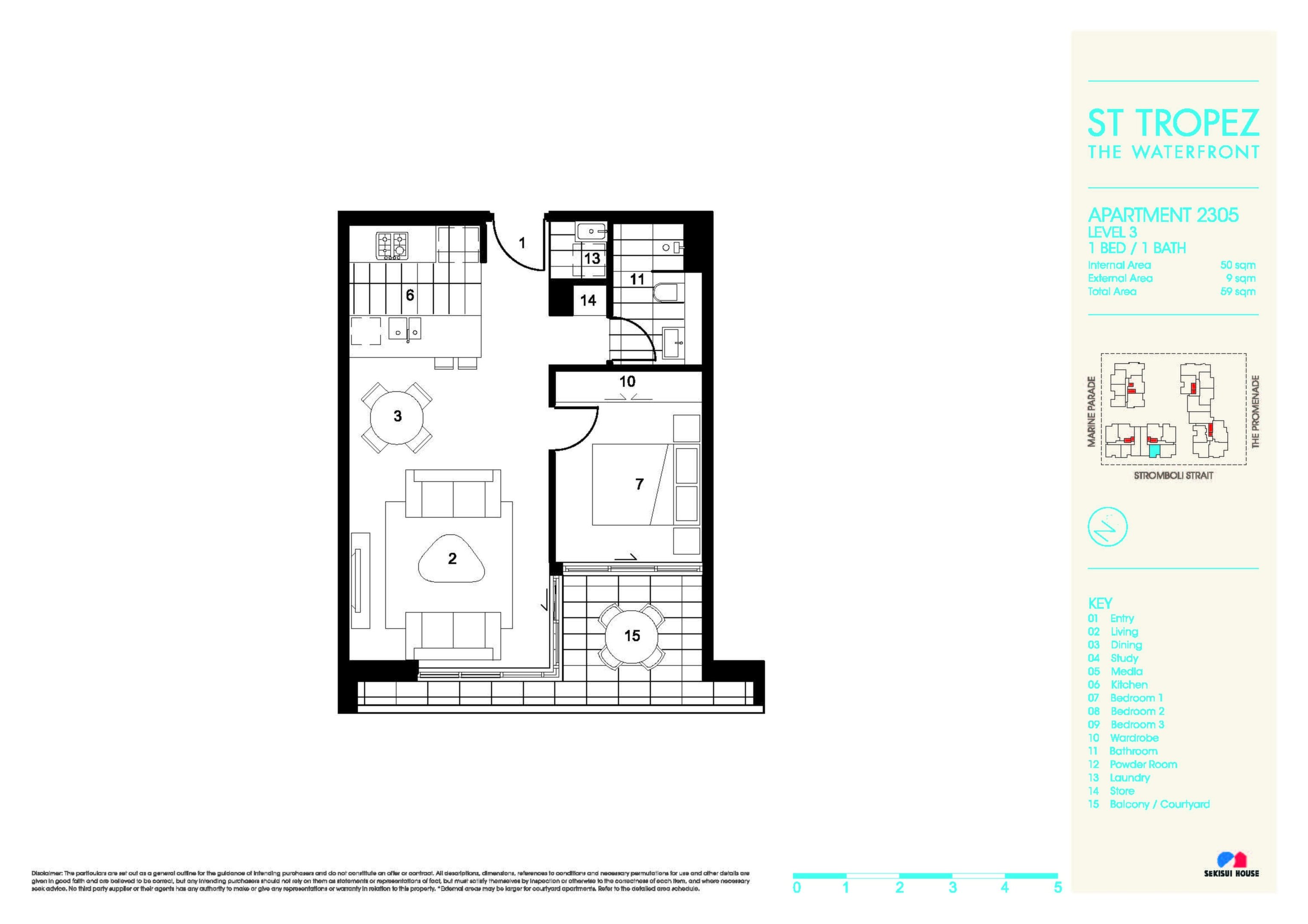 305/7 Stromboli Strait, Wentworth Point Leased by Chidiac Realty - floorplan