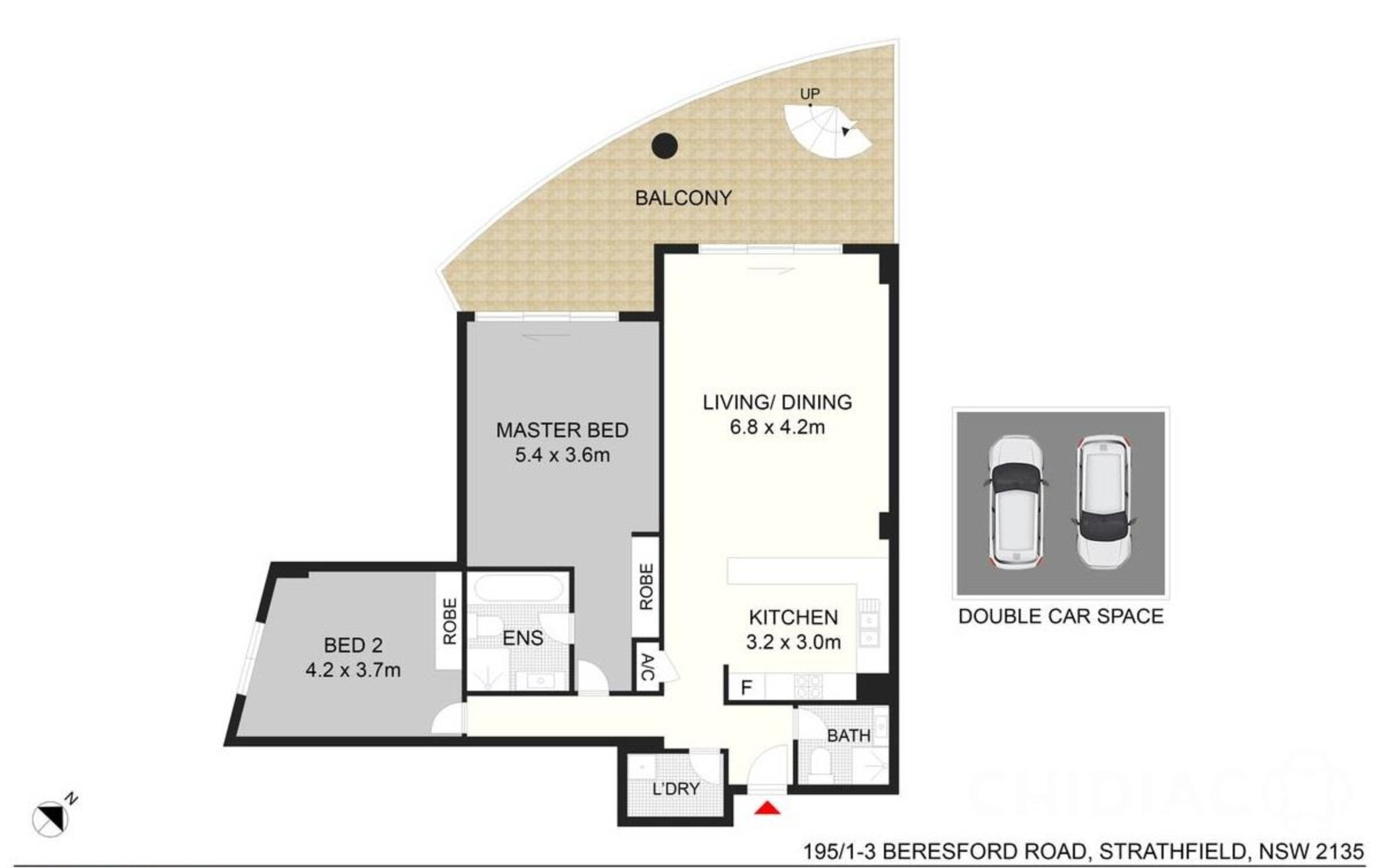 195/1-3 Beresford Street, Strathfield Leased by Chidiac Realty - floorplan