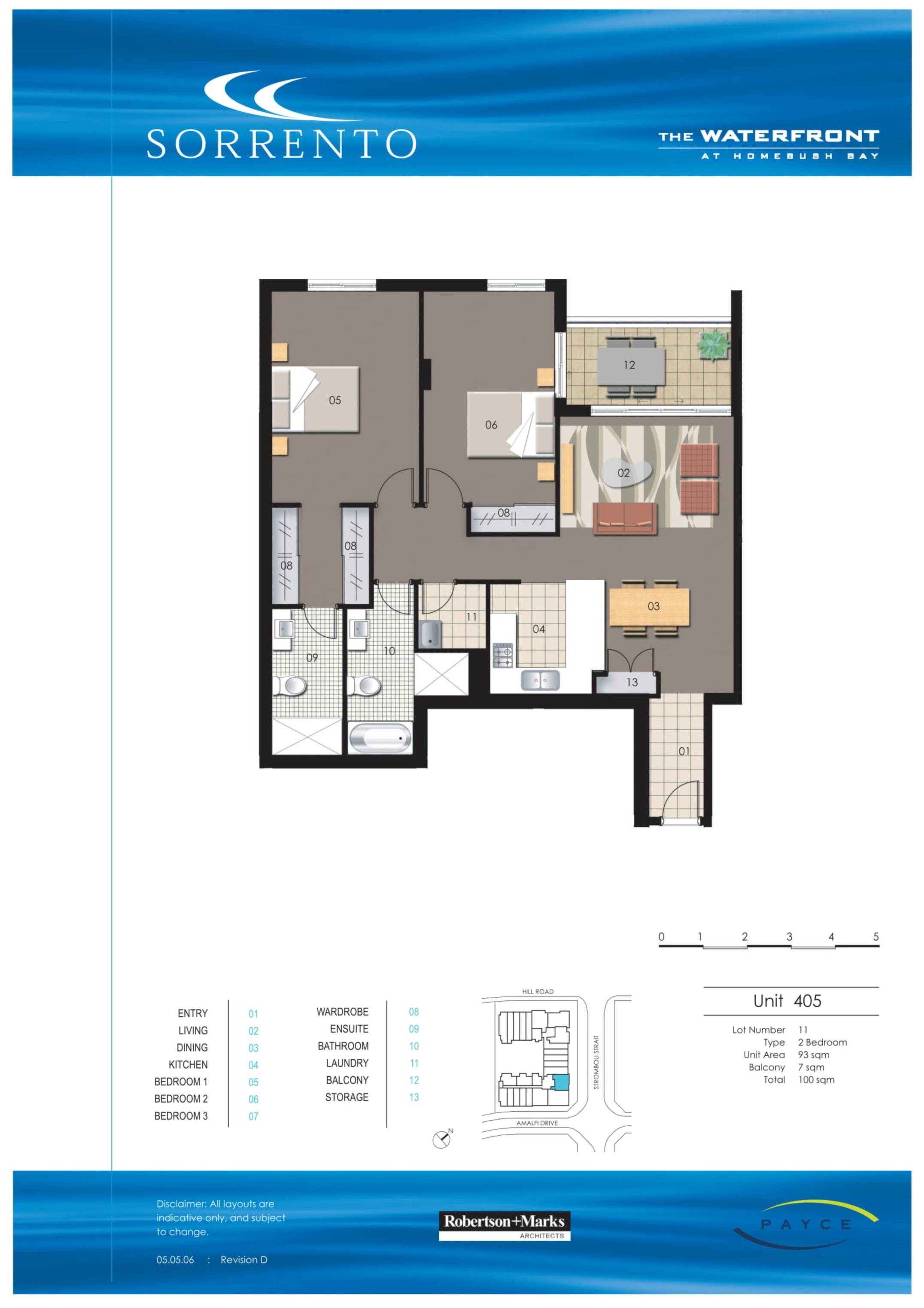 405/37 Amalfi Drive, Wentworth Point Leased by Chidiac Realty - floorplan