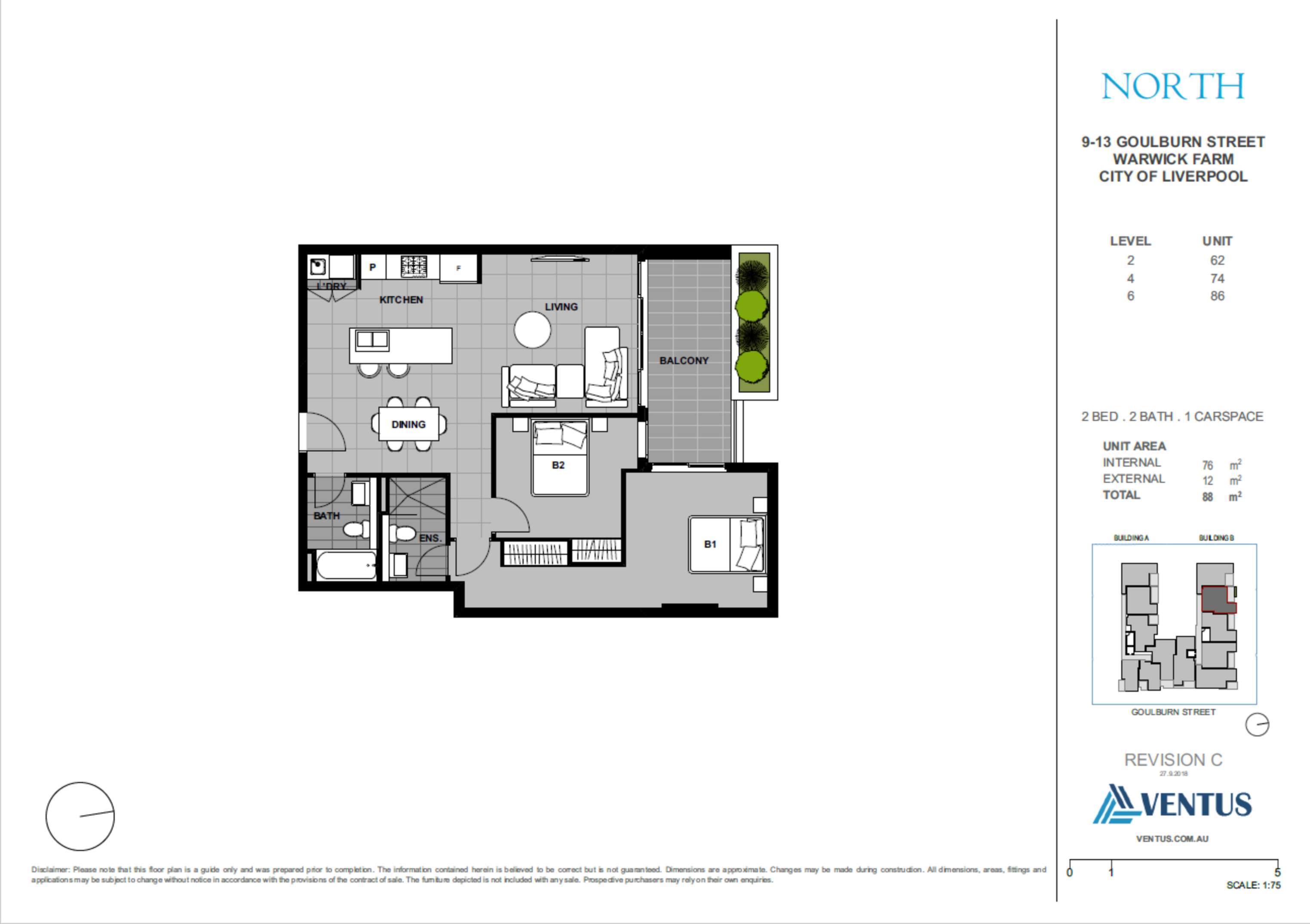 86/9-13 Goulburn Street, Liverpool Leased by Chidiac Realty - floorplan