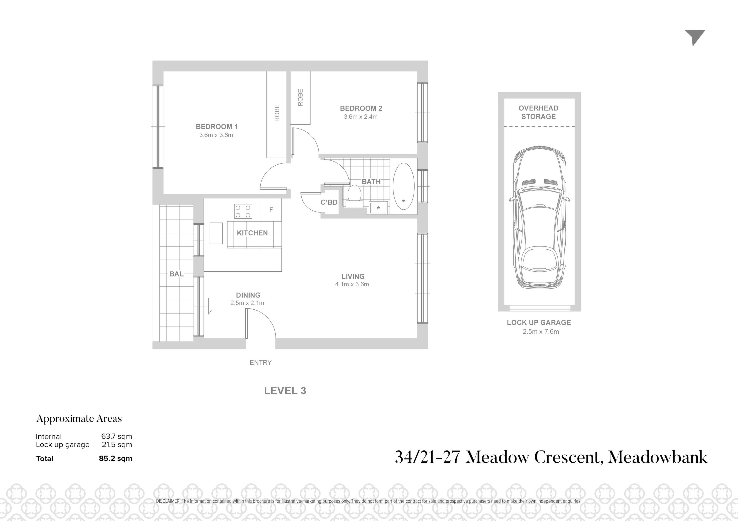 34/21-27 Meadow Crescent, Meadowbank Sold by Chidiac Realty - floorplan