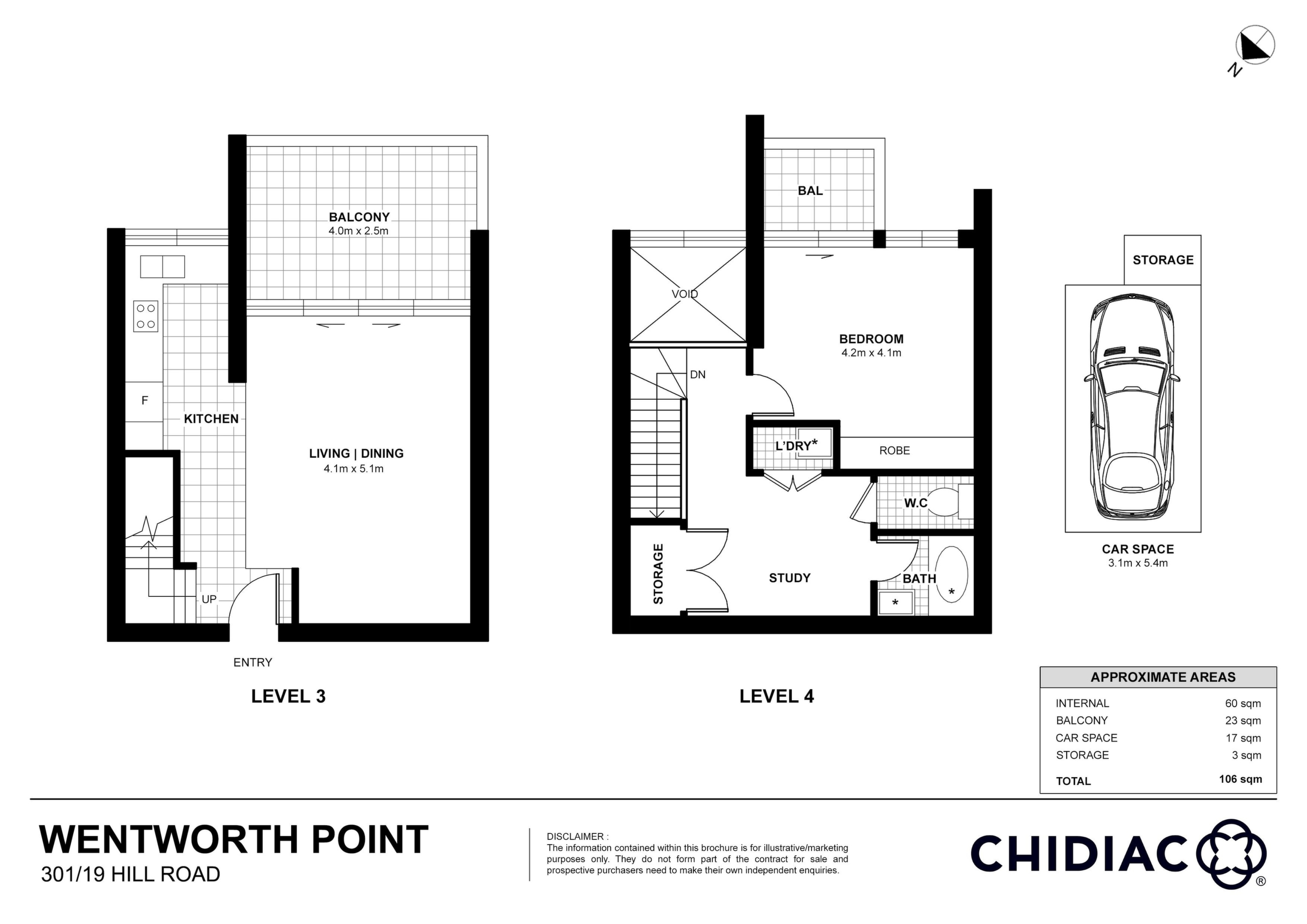 301/19 Hill Road, Wentworth Point Sold by Chidiac Realty - floorplan