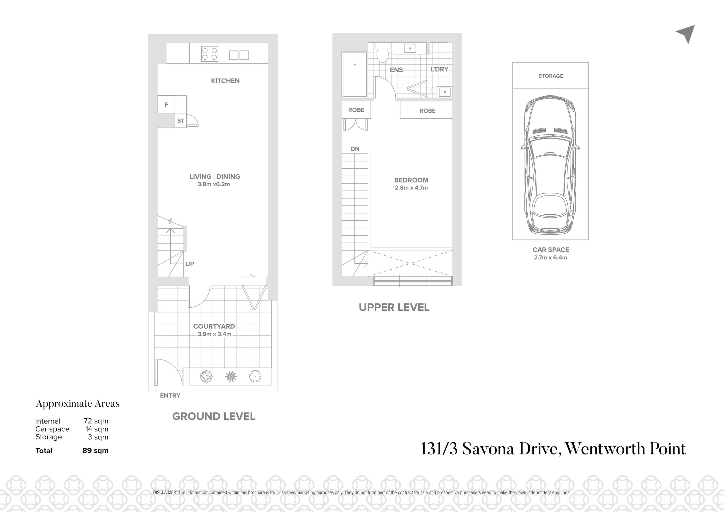 131/3 Savona Drive, Wentworth Point Sold by Chidiac Realty - floorplan