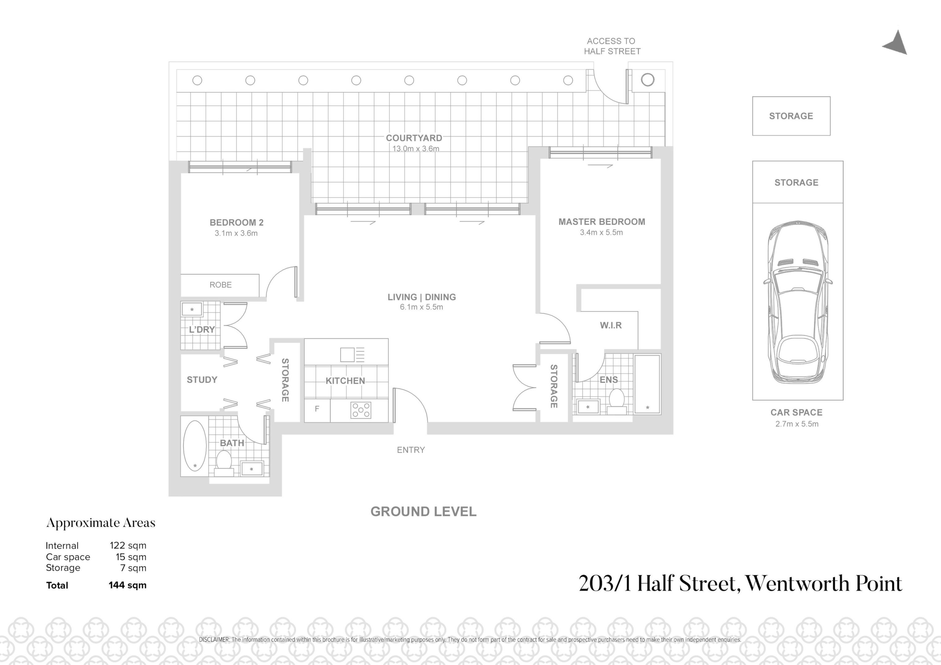 203/1 Half Street, Wentworth Point Sold by Chidiac Realty - floorplan