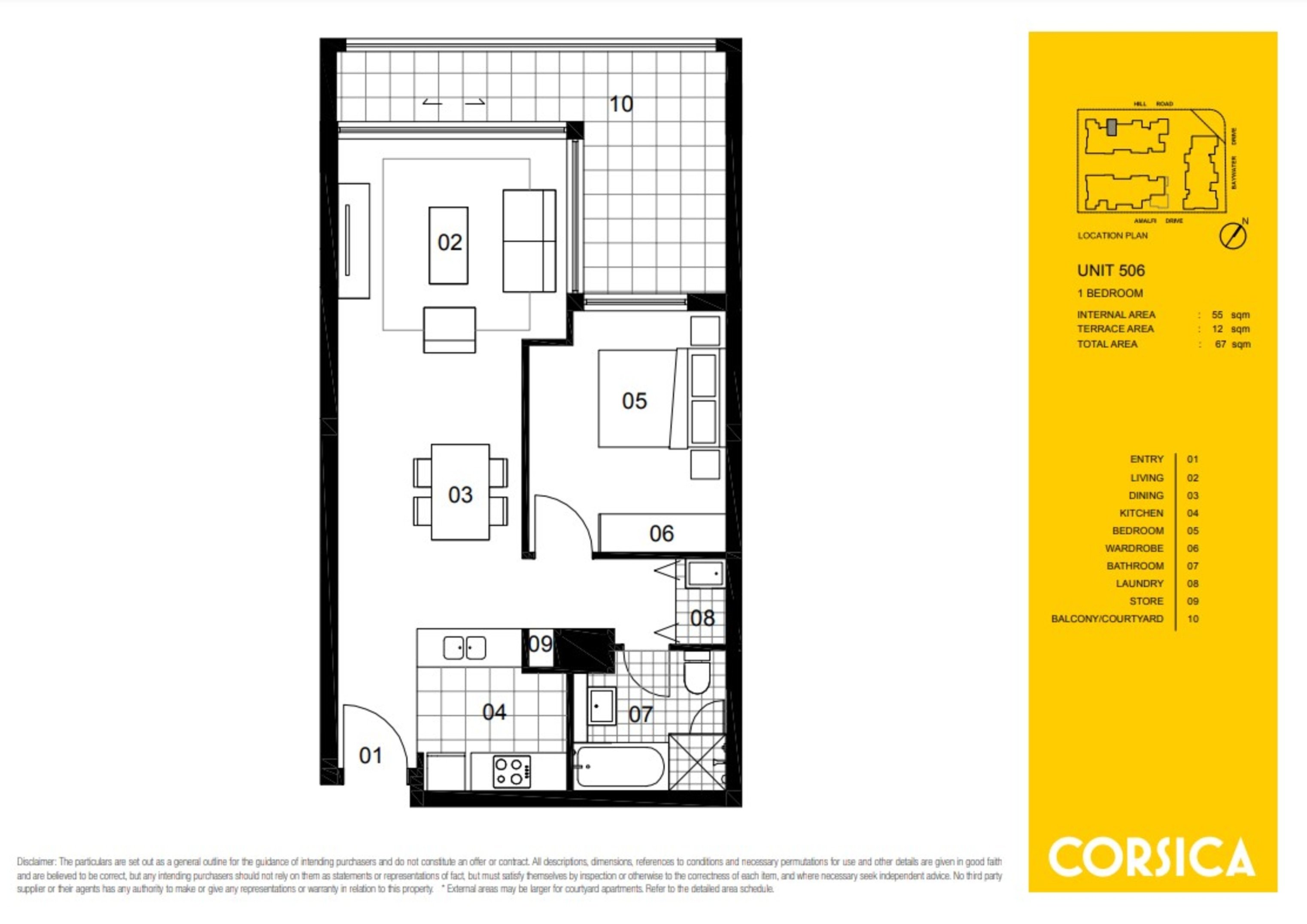 506/25 Hill Road, Wentworth Point Leased by Chidiac Realty - floorplan