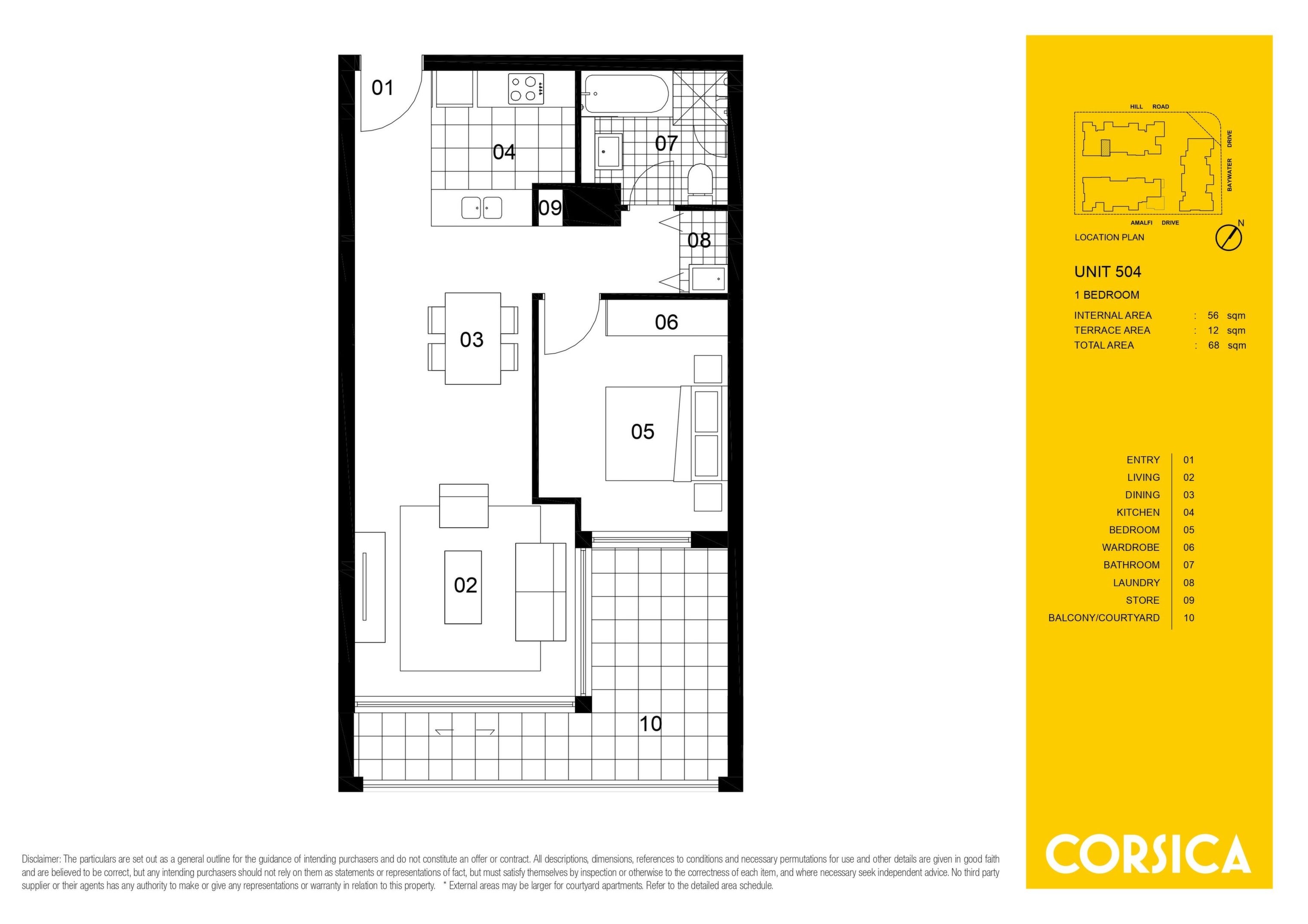 504/25 Hill Road, Wentworth Point Leased by Chidiac Realty - floorplan