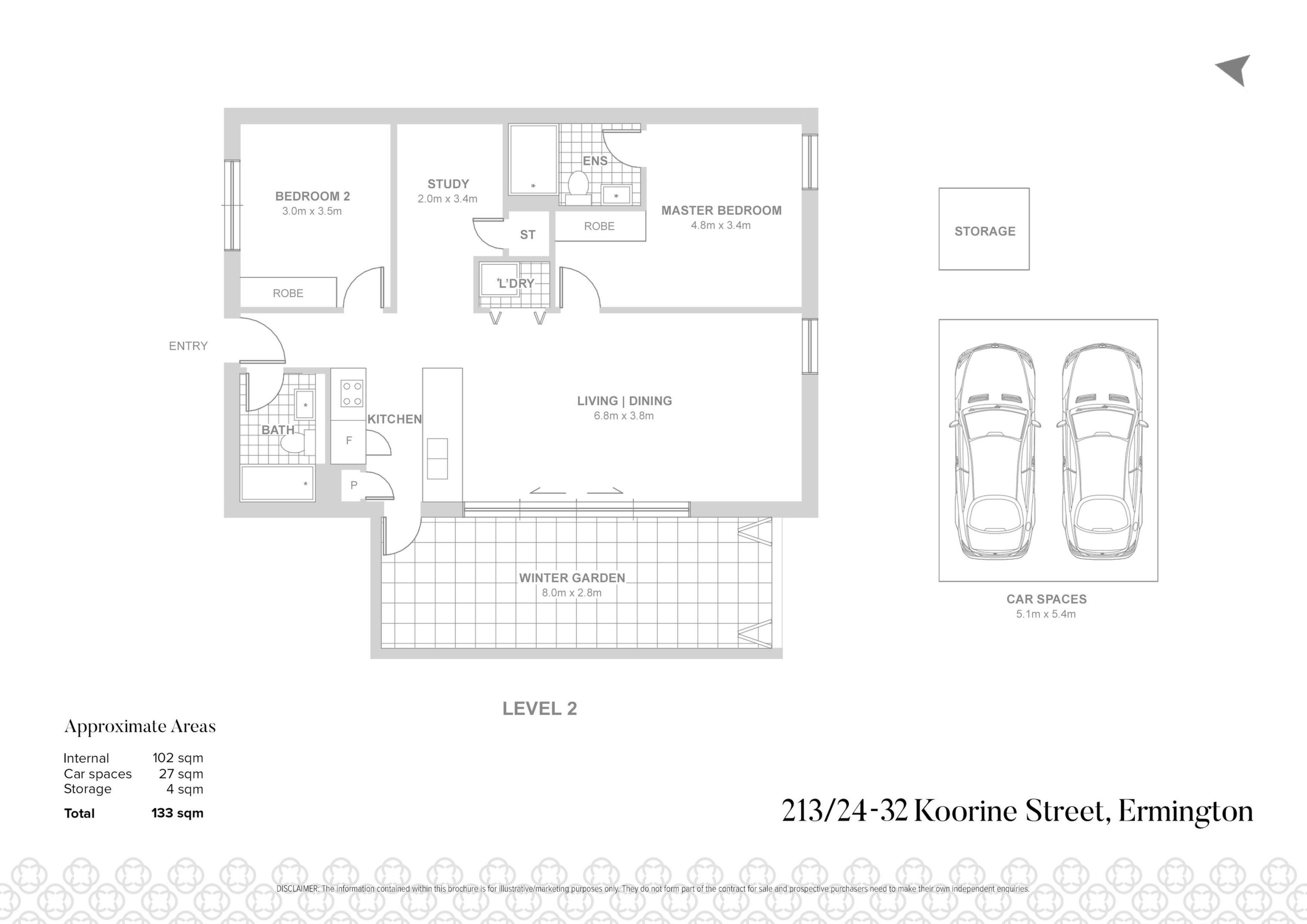 213/24-32 Koorine Street, Ermington Sold by Chidiac Realty - floorplan