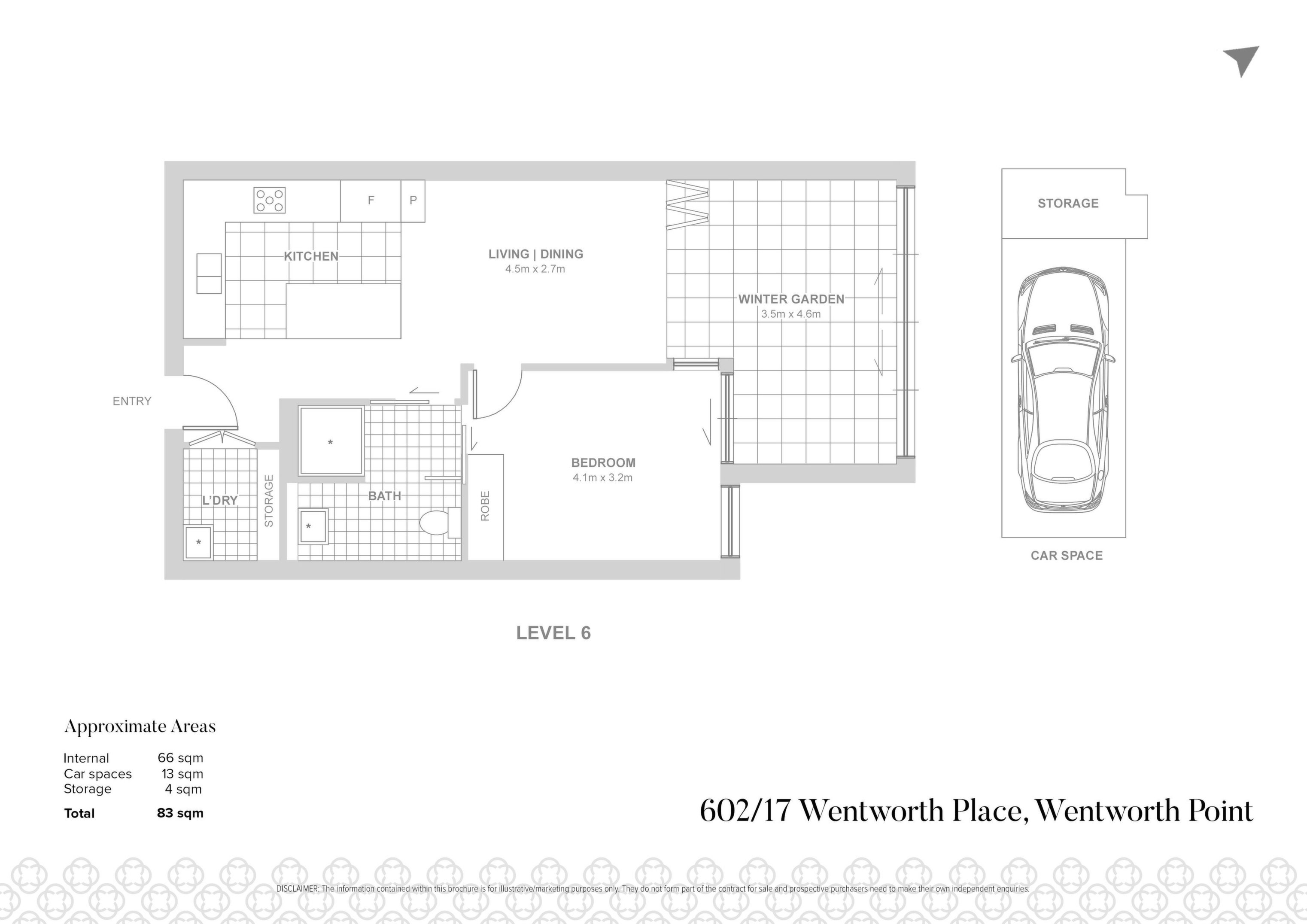 602/17 Wentworth Place, Wentworth Point Sold by Chidiac Realty - floorplan