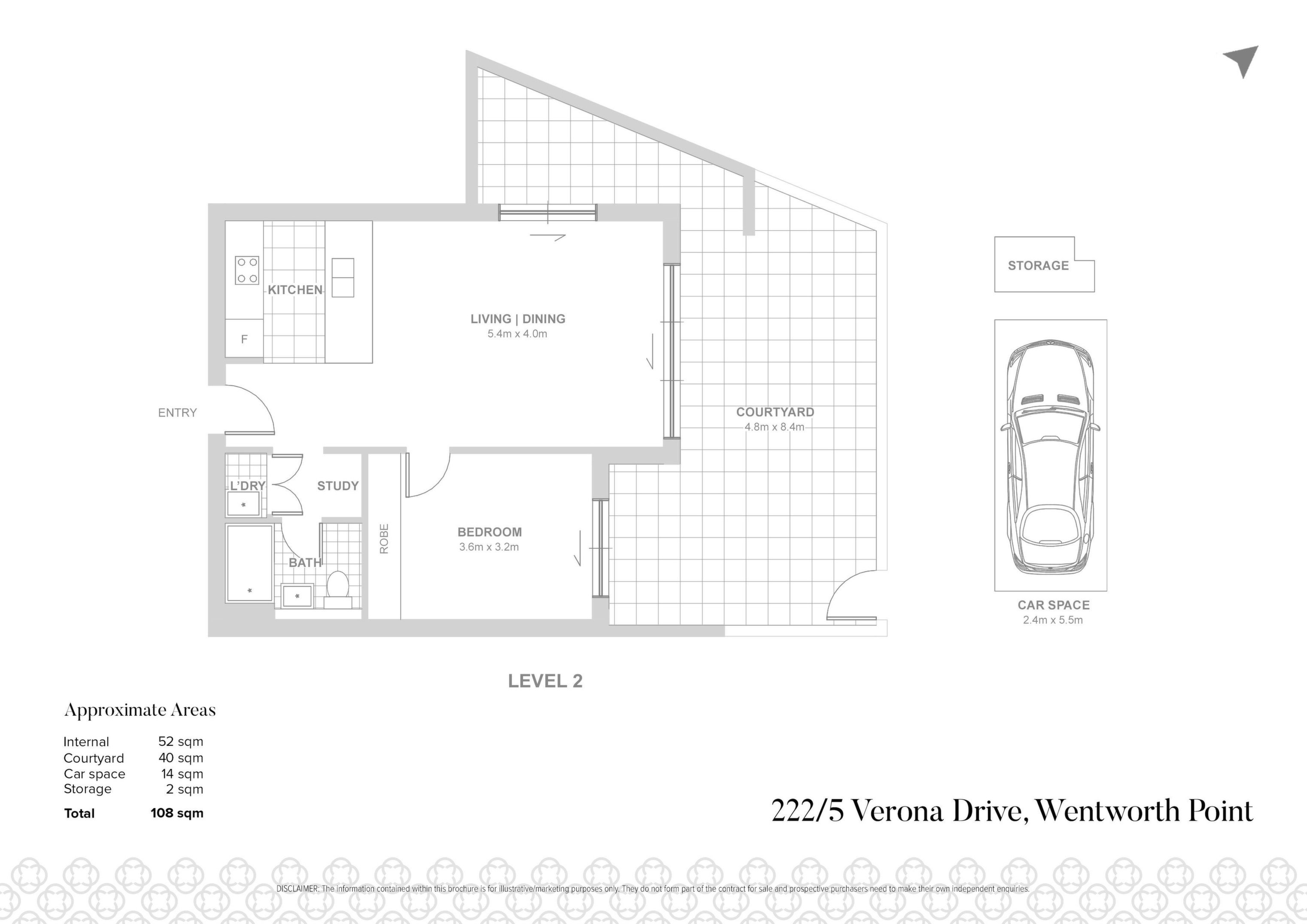 222/5 Verona Drive, Wentworth Point Sold by Chidiac Realty - floorplan