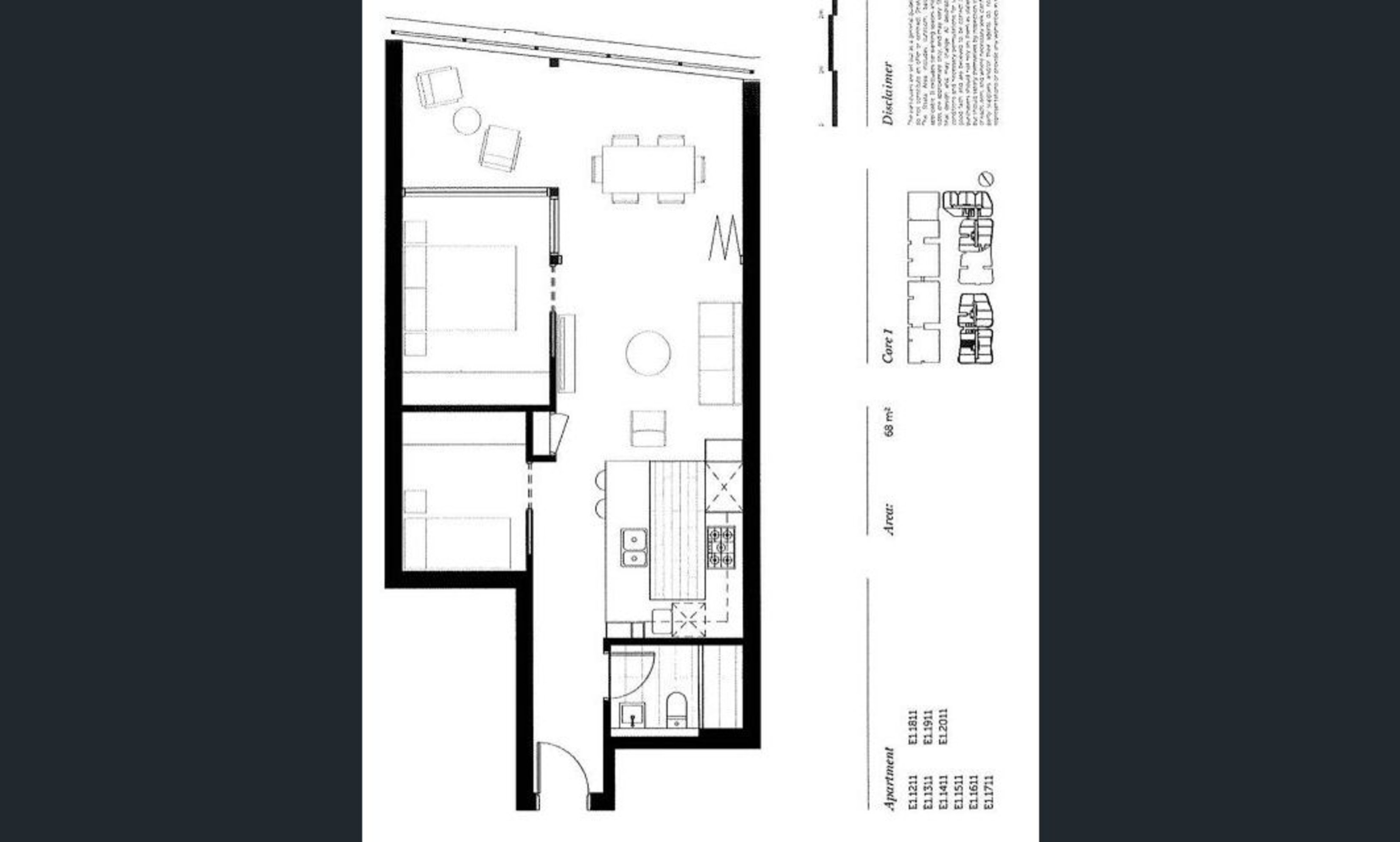 811/11 Wentworth Place, Wentworth Point Leased by Chidiac Realty - floorplan