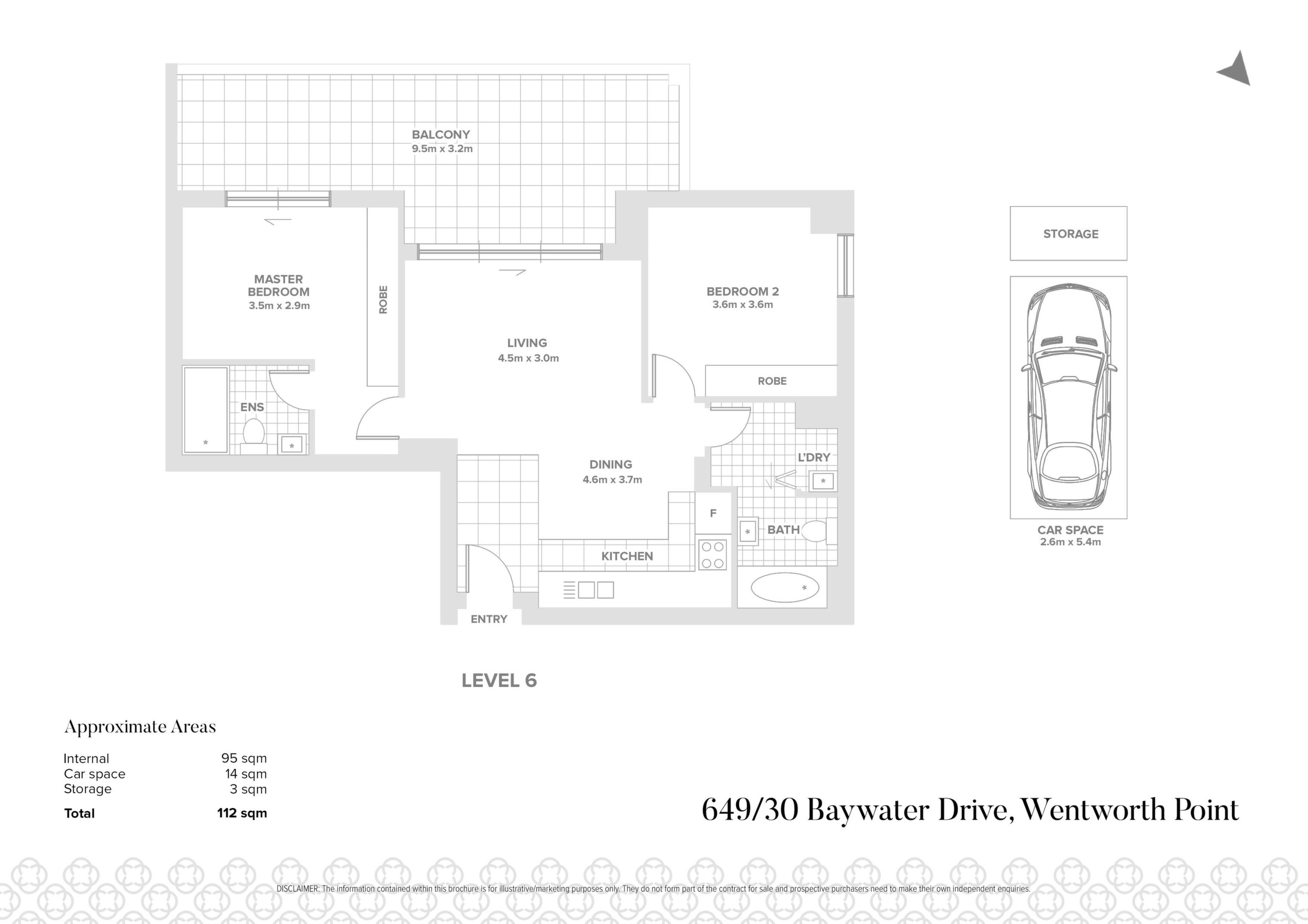 649/30 Baywater Drive, Wentworth Point Sold by Chidiac Realty - floorplan