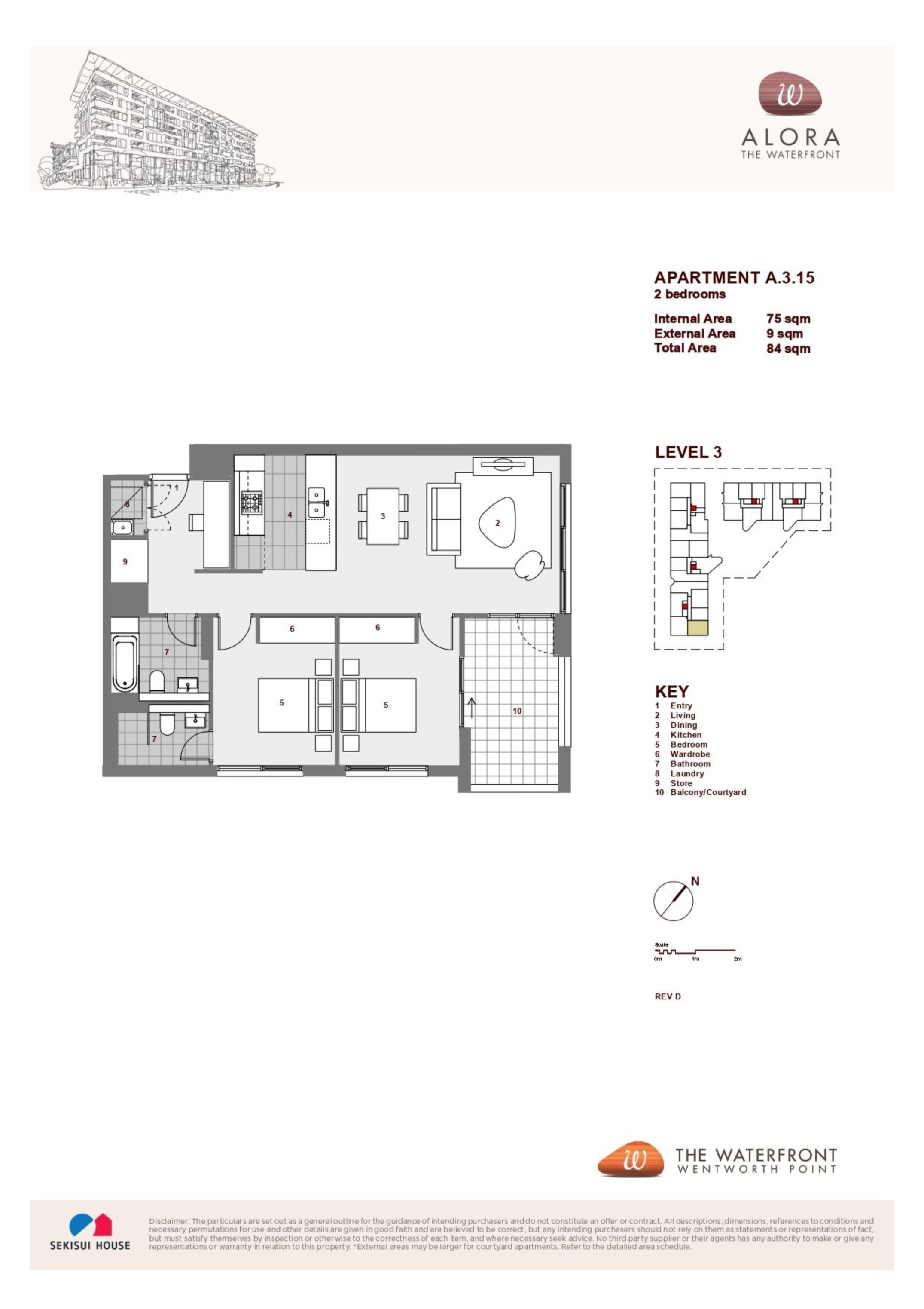 315/19 Baywater Drive, Wentworth Point Leased by Chidiac Realty - floorplan