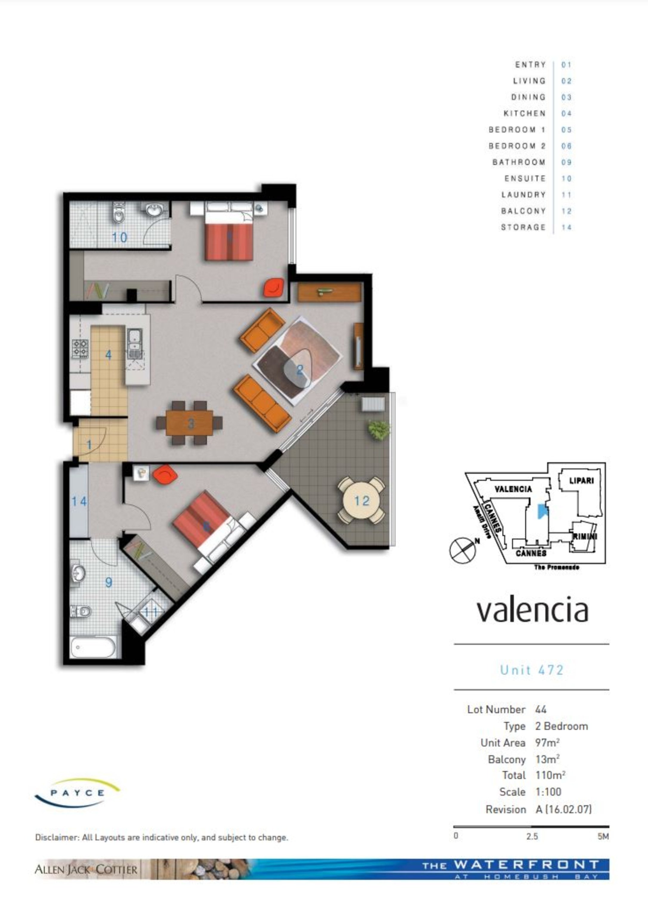 472/4 The Crescent, Wentworth Point Leased by Chidiac Realty - floorplan