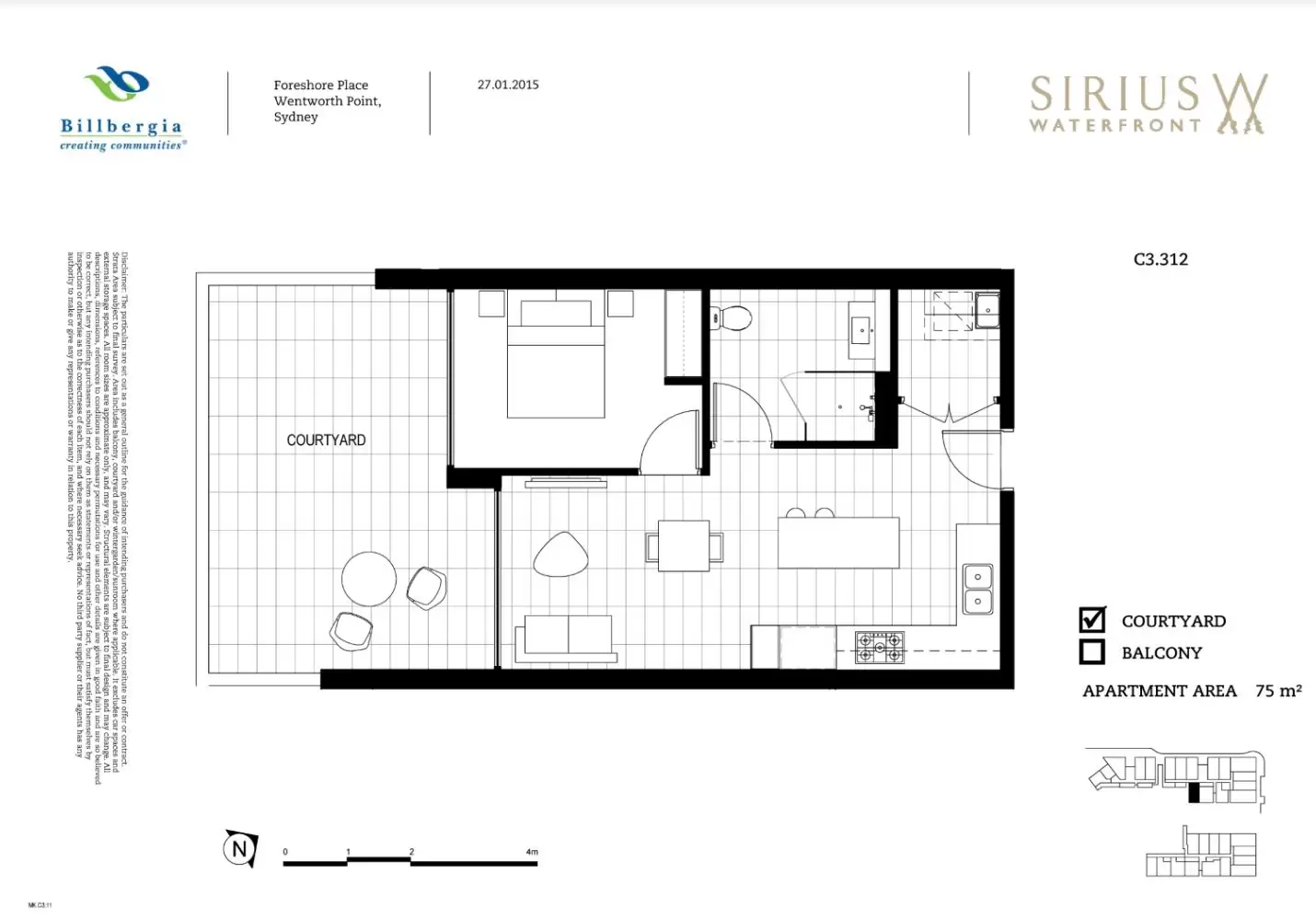 312/3 Foreshore Place, Wentworth Point Leased by Chidiac Realty - floorplan