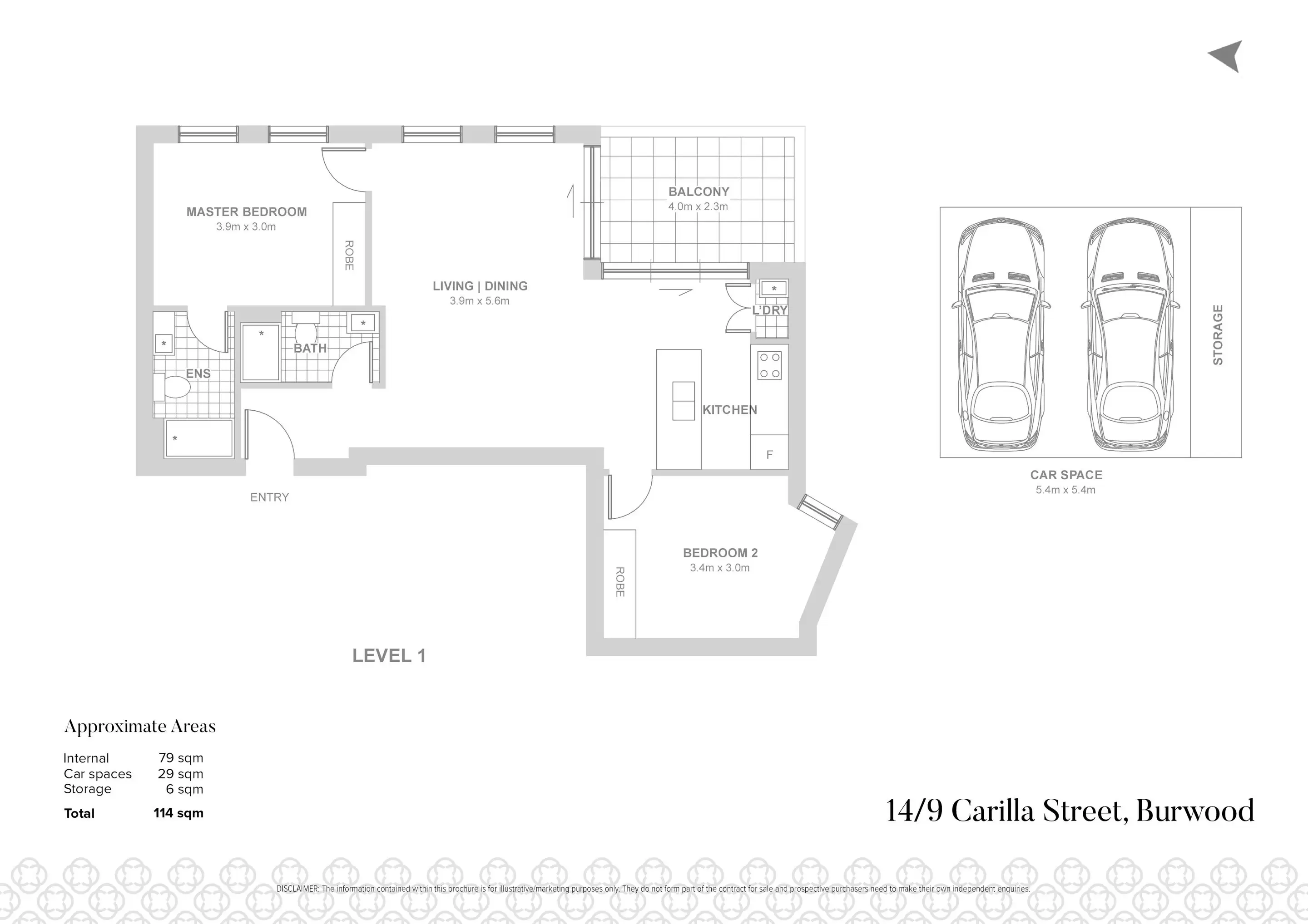 14/9 Carilla Street, Burwood Leased by Chidiac Realty - floorplan