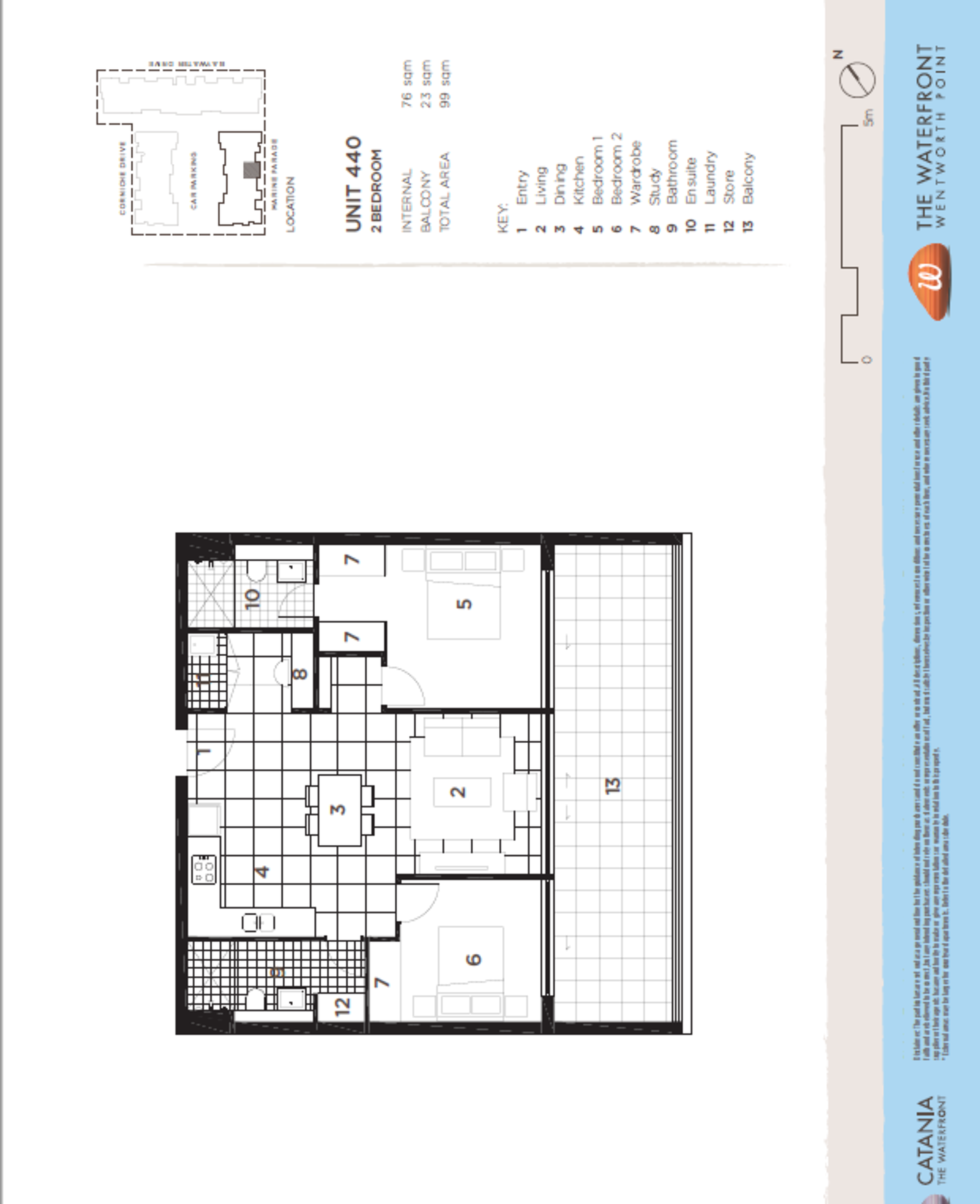 440/21 Marine Parade, Wentworth Point Leased by Chidiac Realty - floorplan