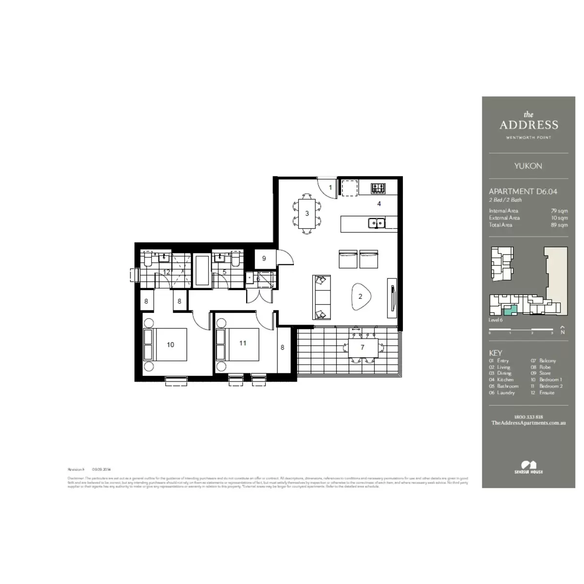 604/19 Verona Drive, Wentworth Point Leased by Chidiac Realty - floorplan