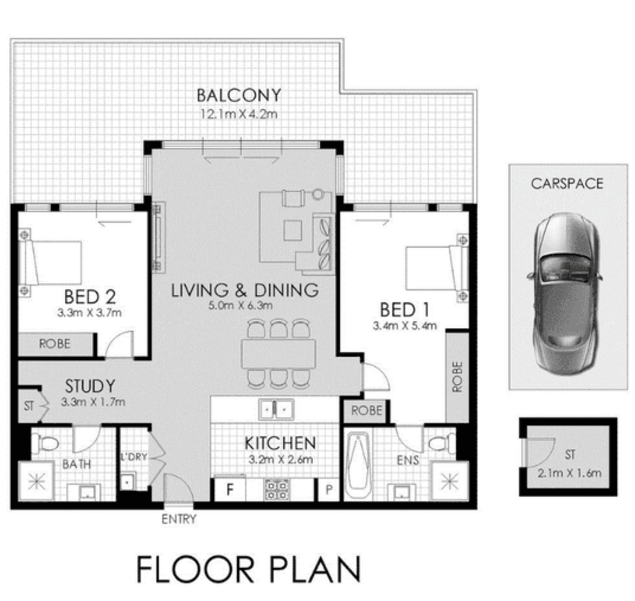 503/16 Shoreline Drive, Rhodes Leased by Chidiac Realty - floorplan