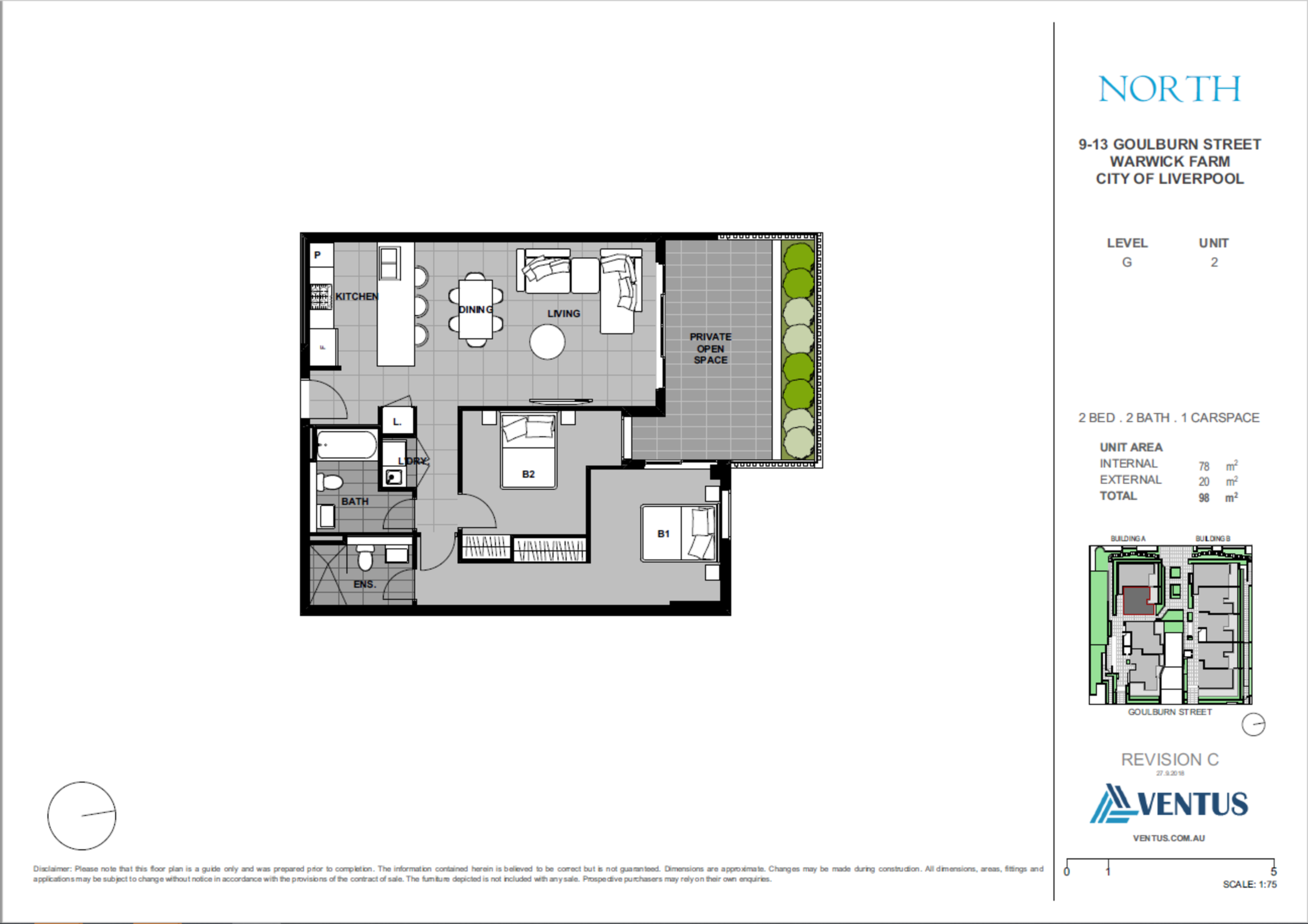 2/9-13 Goulburn Street, Liverpool Leased by Chidiac Realty - floorplan