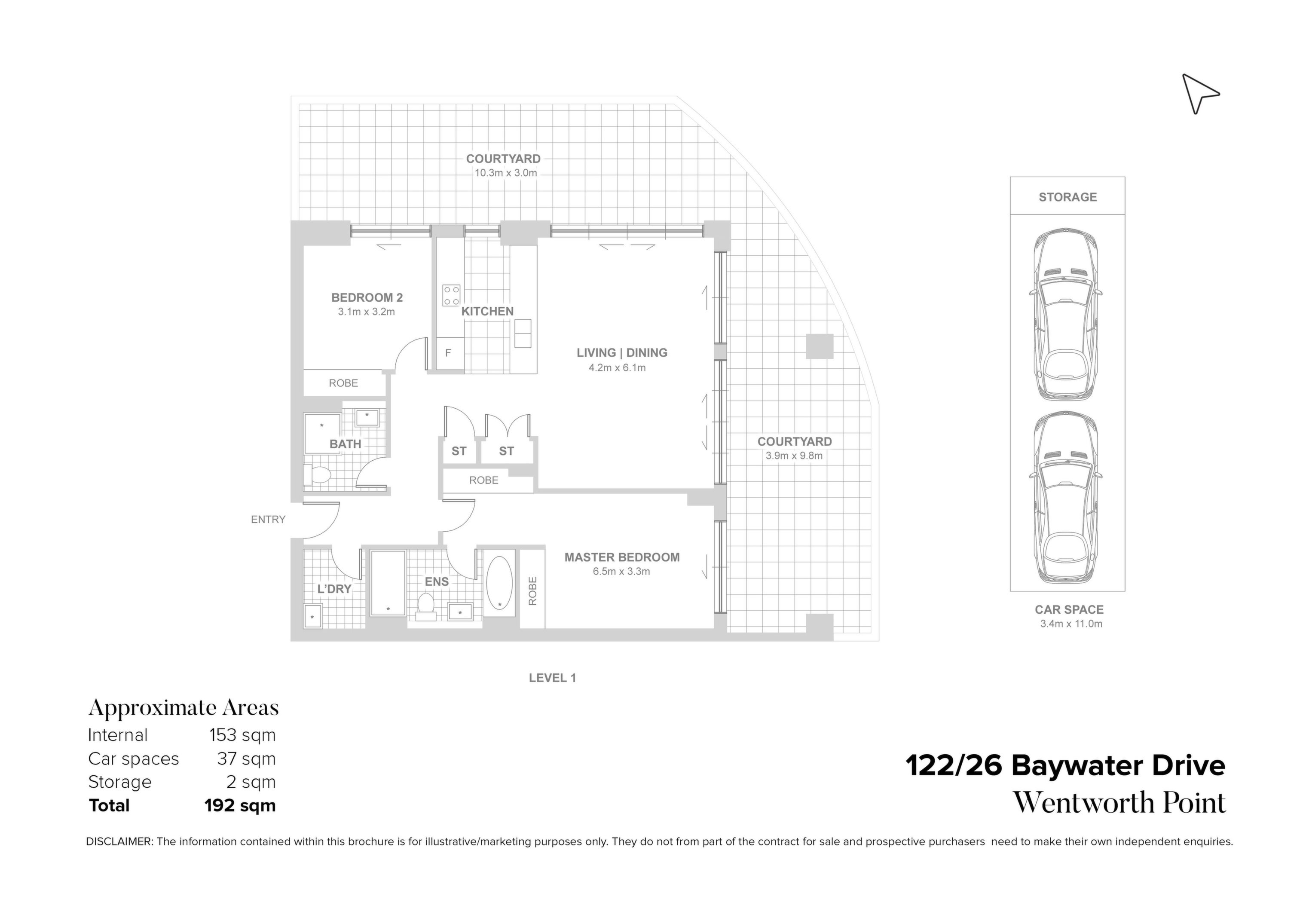 122/26 Baywater Drive, Wentworth Point Sold by Chidiac Realty - floorplan