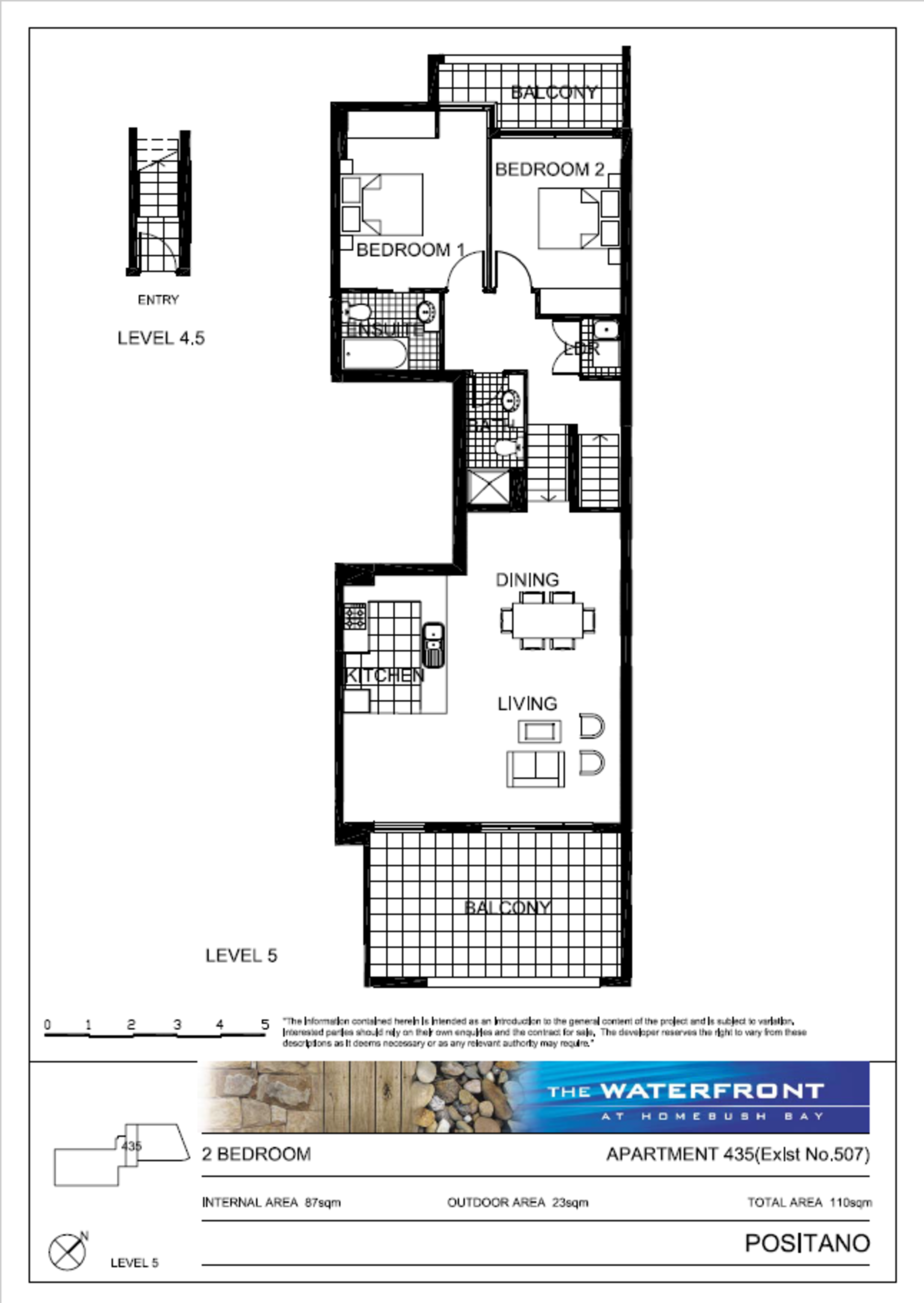 435/25 Bennelong Parkway, Wentworth Point Leased by Chidiac Realty - floorplan