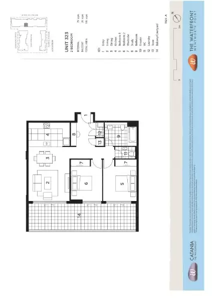 323/22 Baywater Drive, Wentworth Point Leased by Chidiac Realty - floorplan