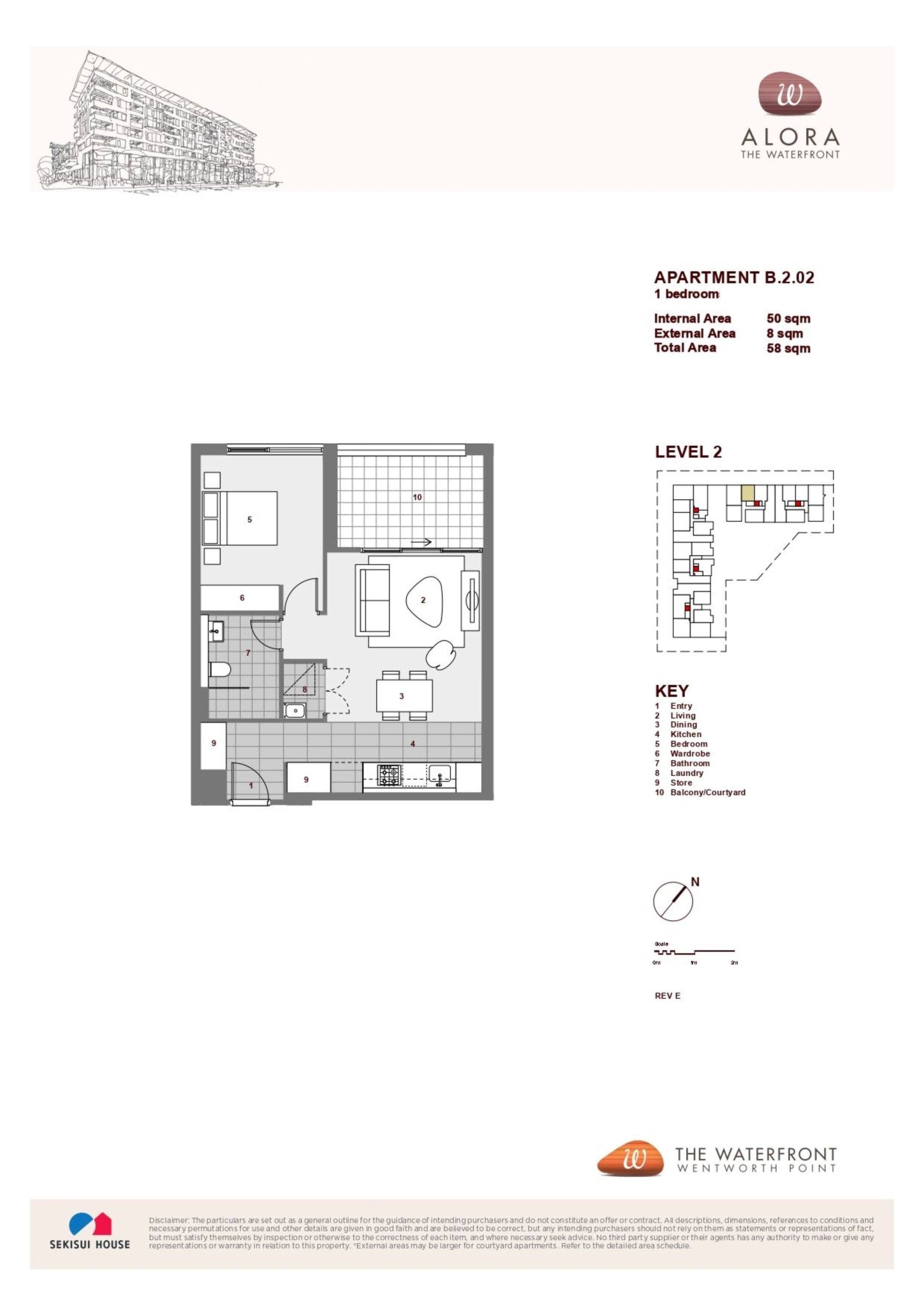 202/10 Savona Drive, Wentworth Point Leased by Chidiac Realty - floorplan