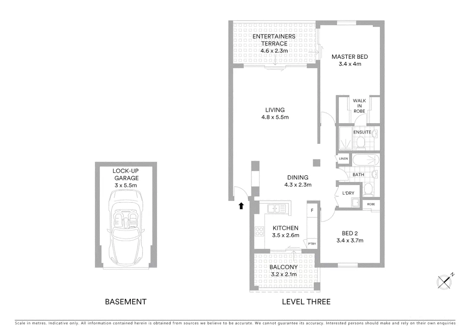 306/4 The Piazza, Wentworth Point Leased by Chidiac Realty - floorplan