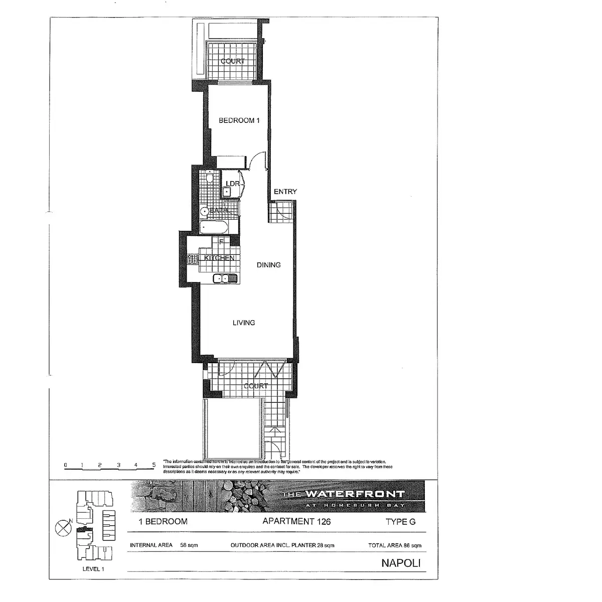 126/3 Stromboli Strait, Wentworth Point Leased by Chidiac Realty - floorplan