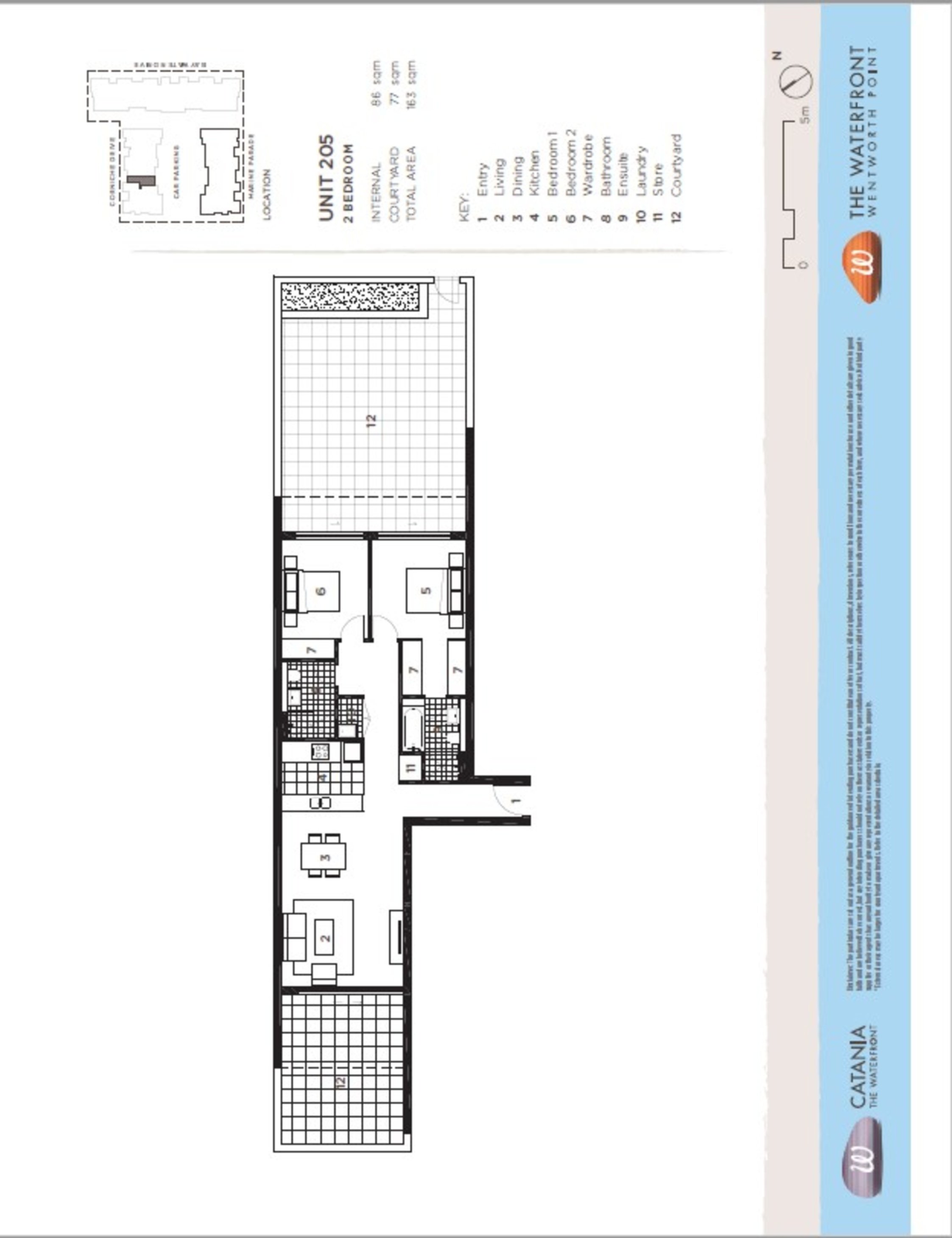 205/16 Corniche Drive, Wentworth Point Leased by Chidiac Realty - floorplan