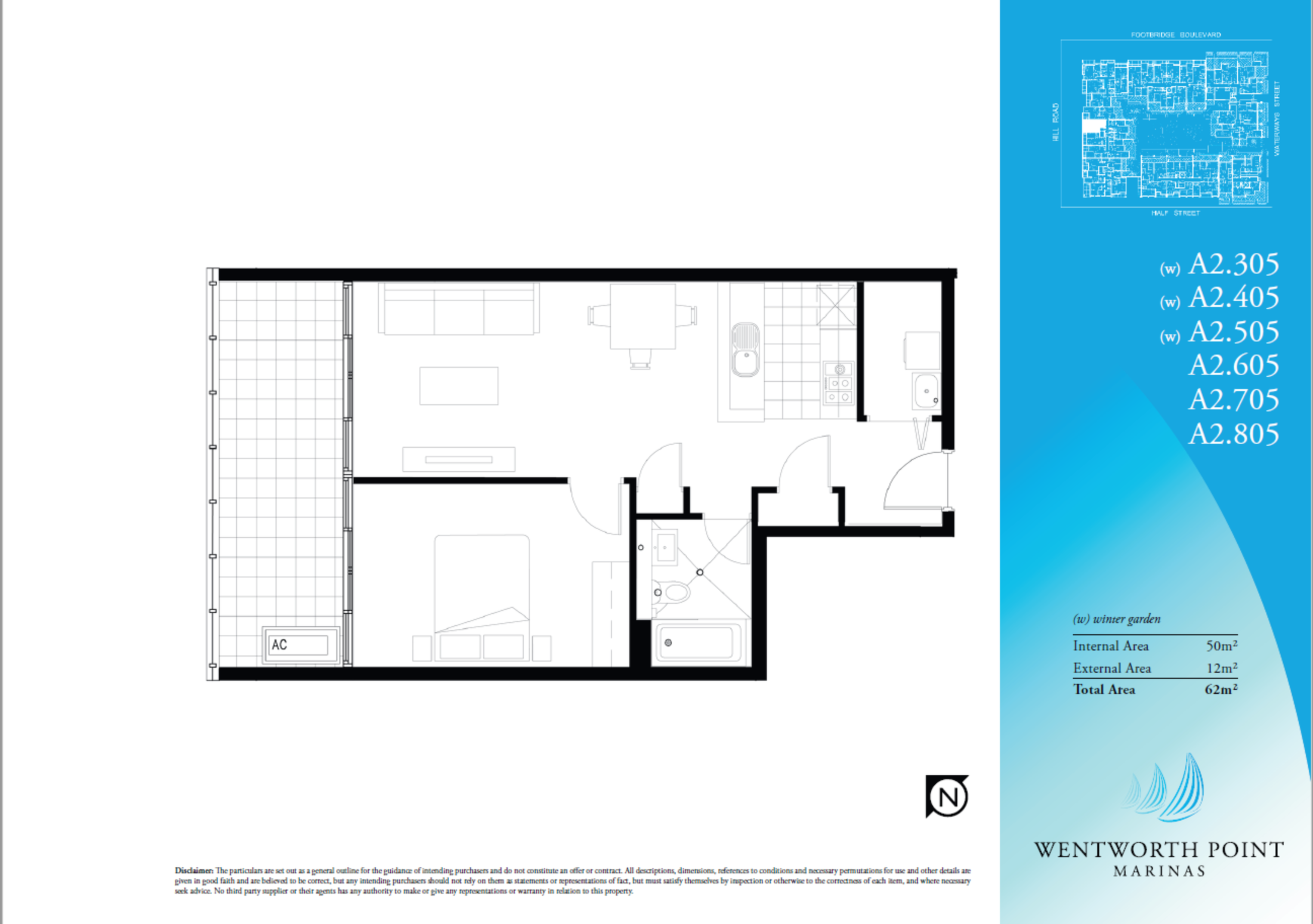 805/49 Hill Road, Wentworth Point Leased by Chidiac Realty - floorplan