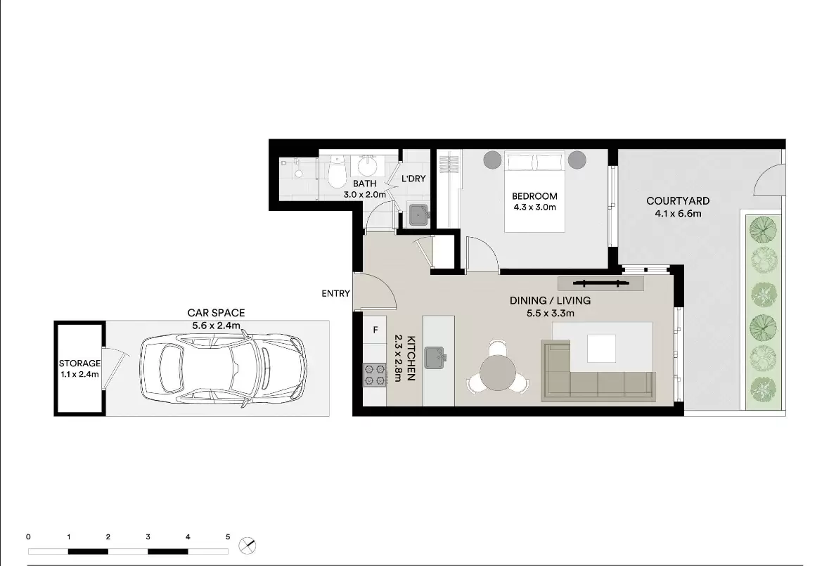 102/48 Amalfi Drive, Wentworth Point Leased by Chidiac Realty - floorplan