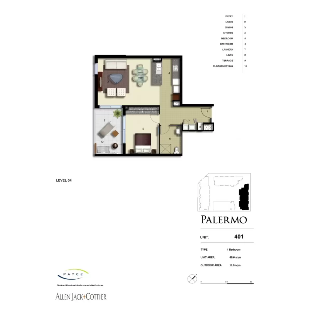 401/4 Nuvolari Place, Wentworth Point Leased by Chidiac Realty - floorplan