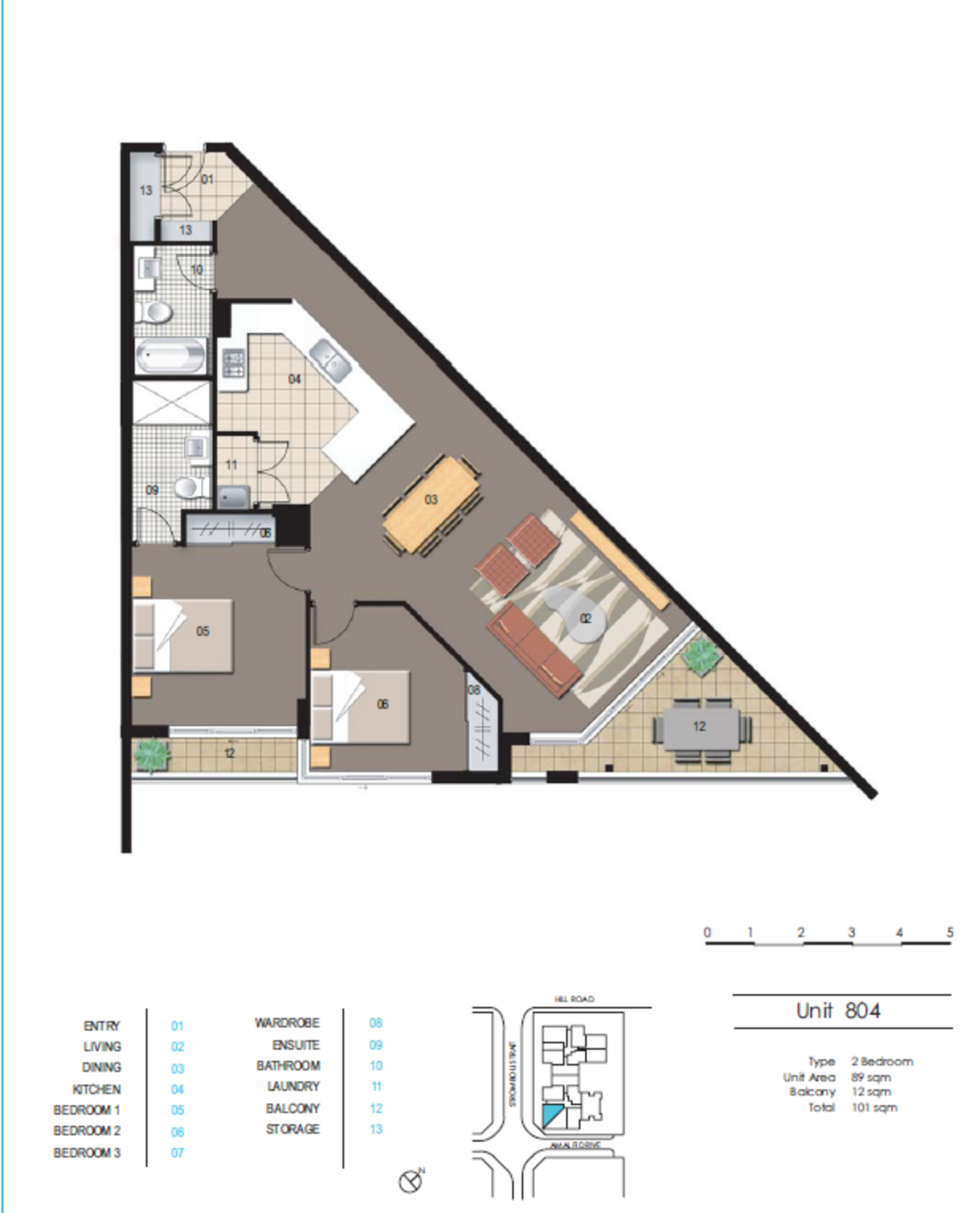 804/1 Stromboli Strait, Wentworth Point Leased by Chidiac Realty - floorplan