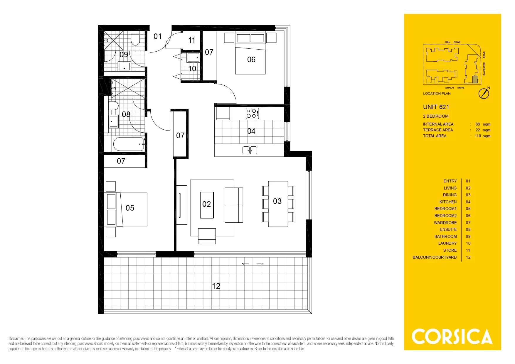 621/6 Baywater Drive, Wentworth Point Leased by Chidiac Realty - floorplan