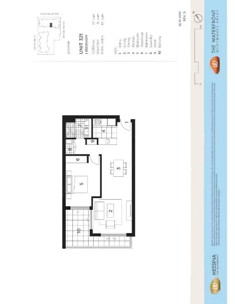 321/14 Baywater Drive, Wentworth Point Leased by Chidiac Realty - floorplan