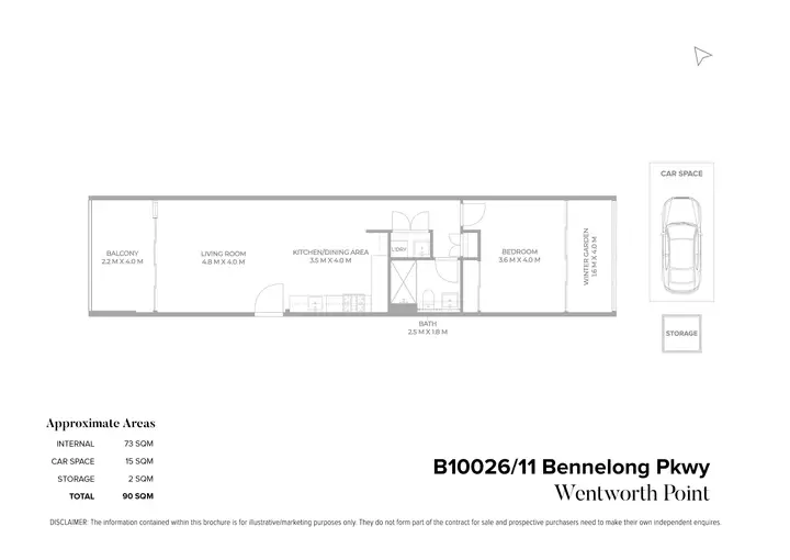 B10026/11 Bennelong Parkway, Wentworth Point For Lease by Chidiac Realty - floorplan