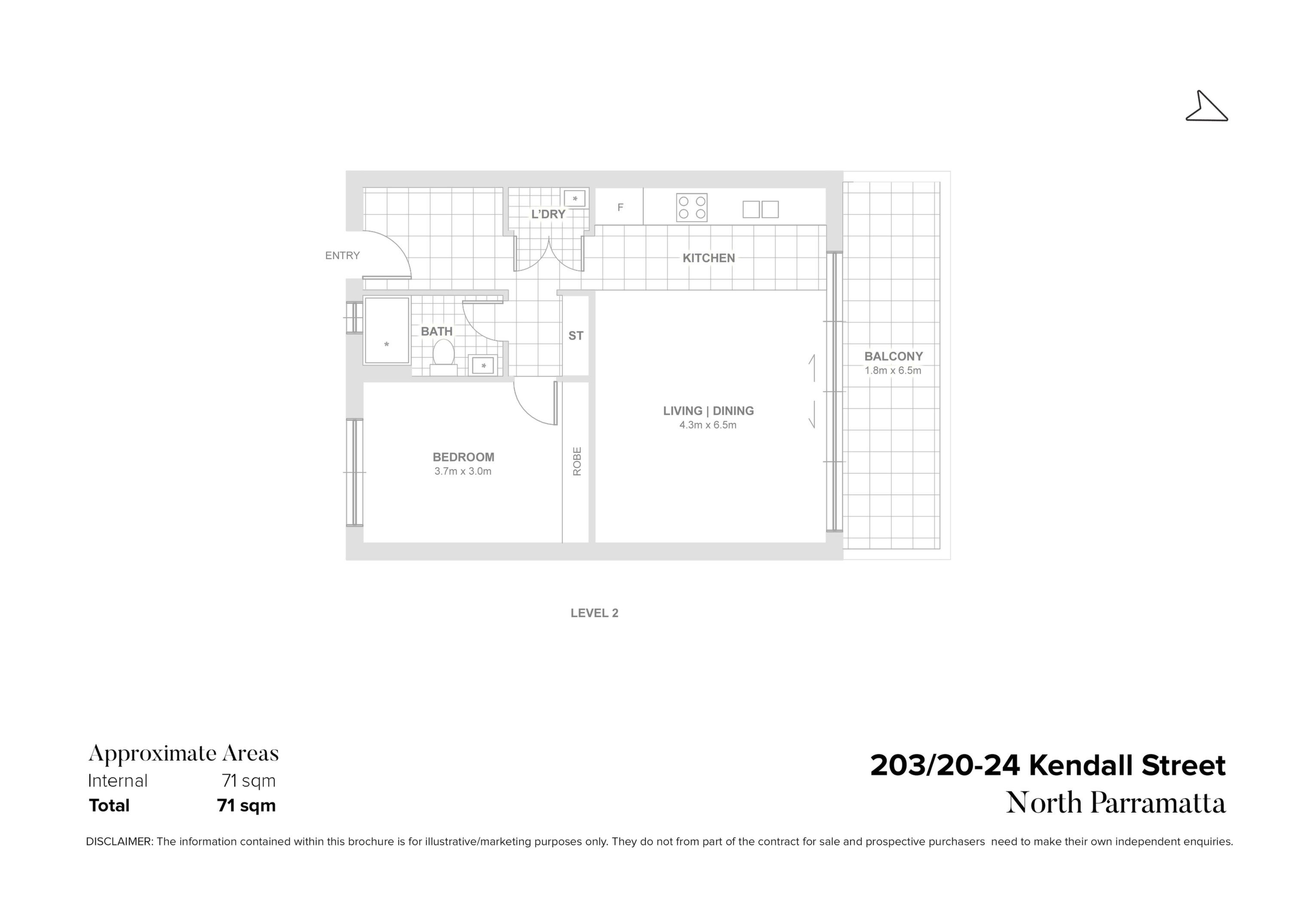 203/20-24 Kendall Street, Harris Park Sold by Chidiac Realty - floorplan