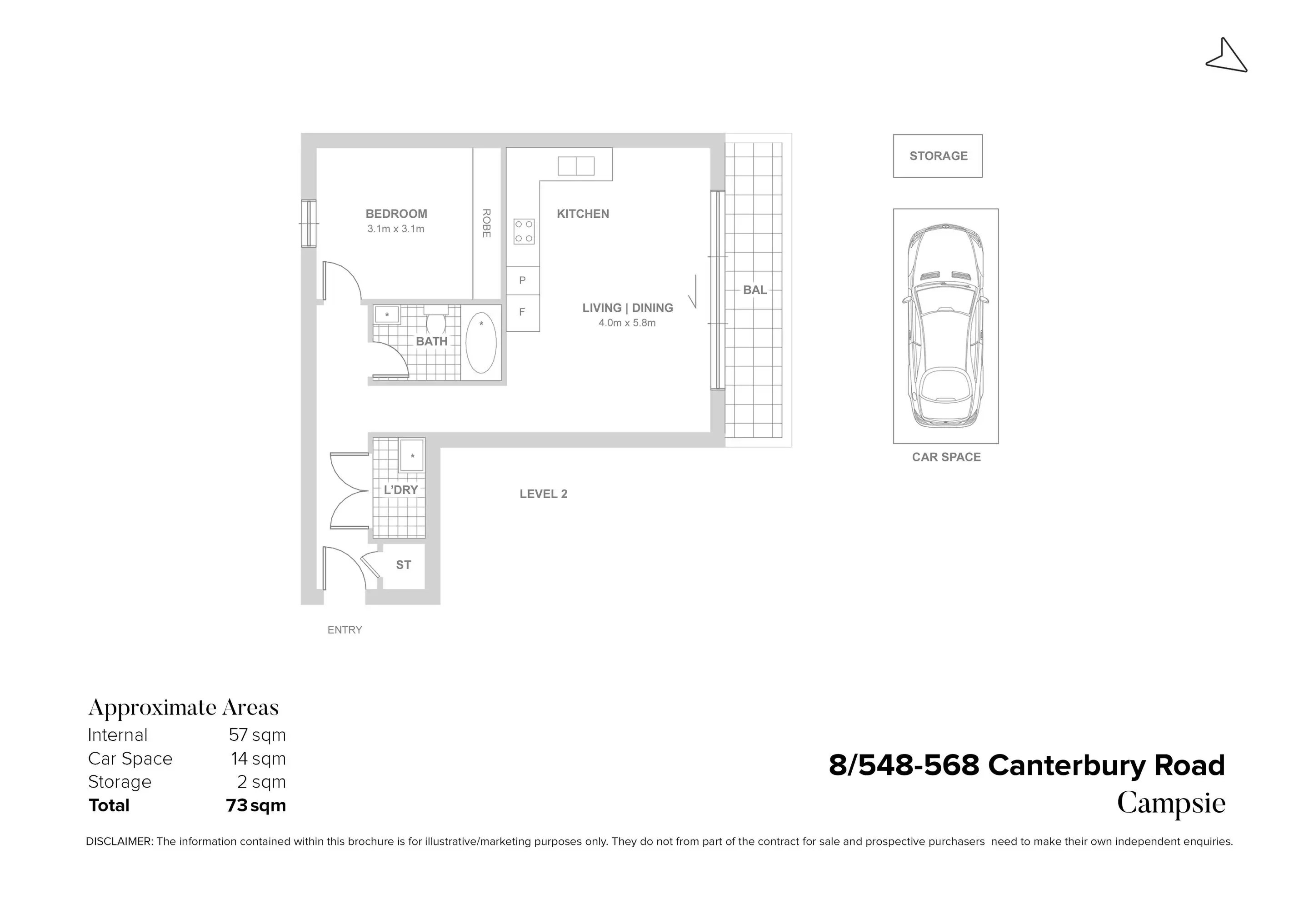 8/548-568 Canterbury Road, Campsie Sold by Chidiac Realty - floorplan