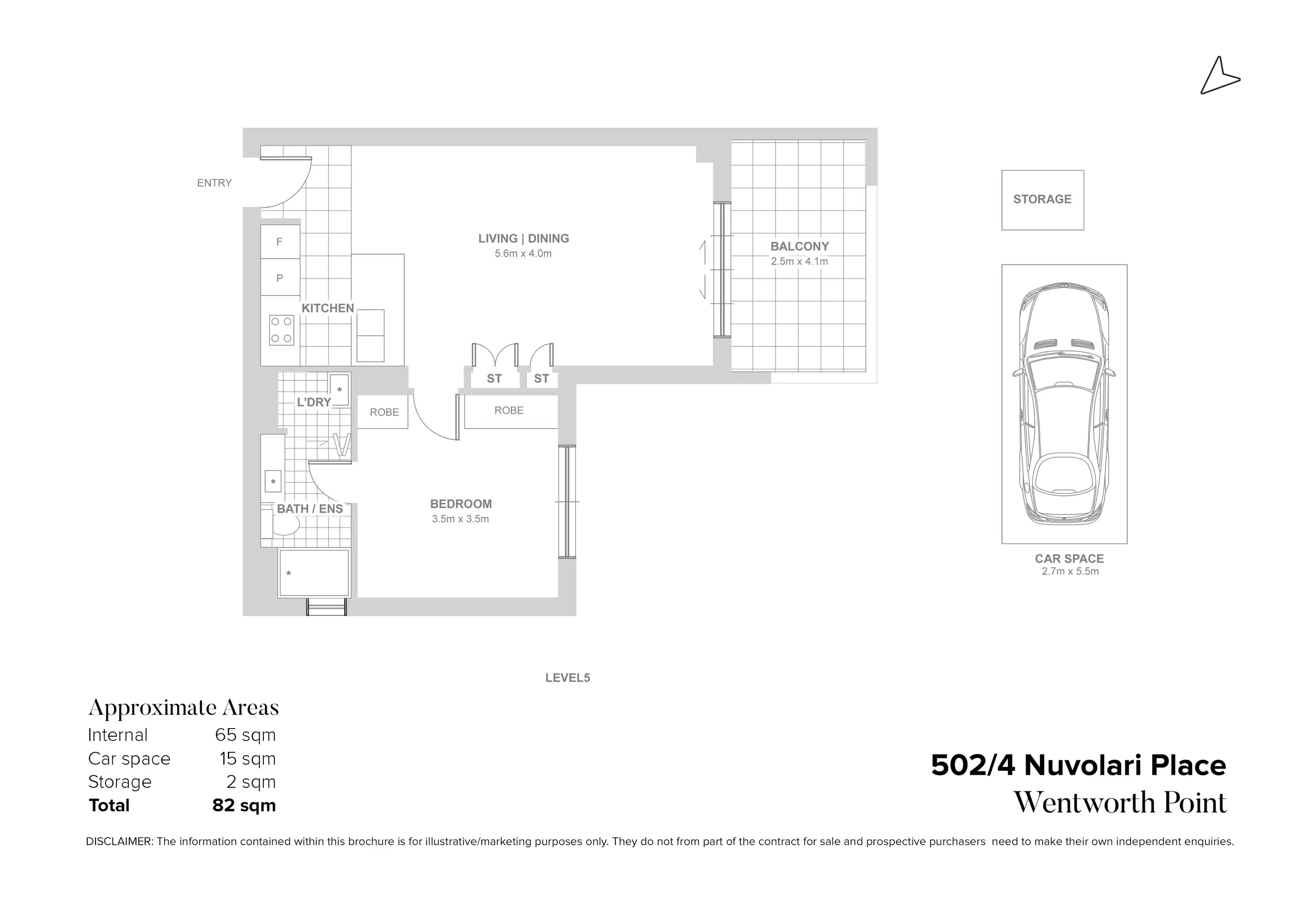 502/4 Nuvolari Place, Wentworth Point Leased by Chidiac Realty - floorplan
