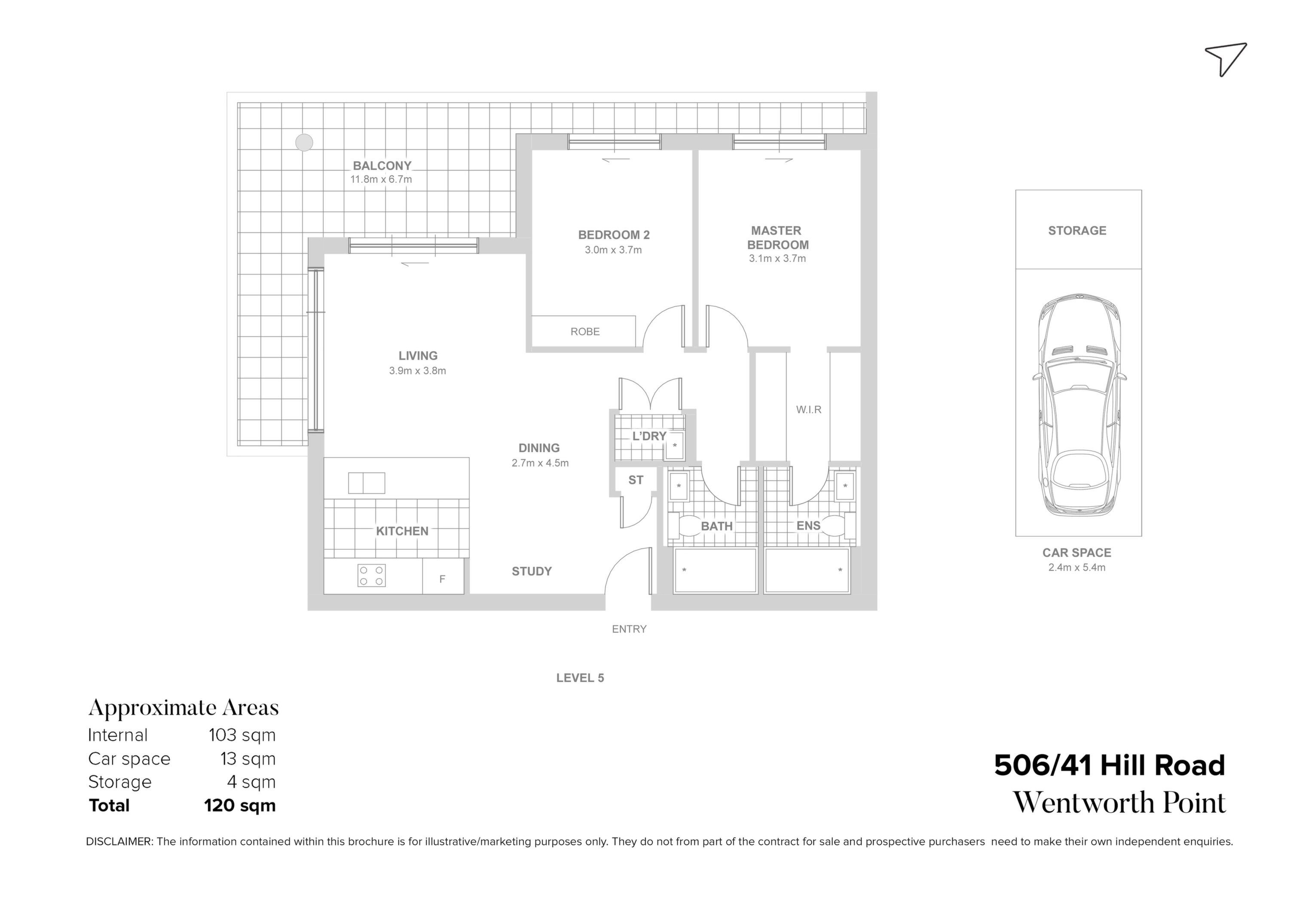 506/41 Hill Road, Wentworth Point Sold by Chidiac Realty - floorplan