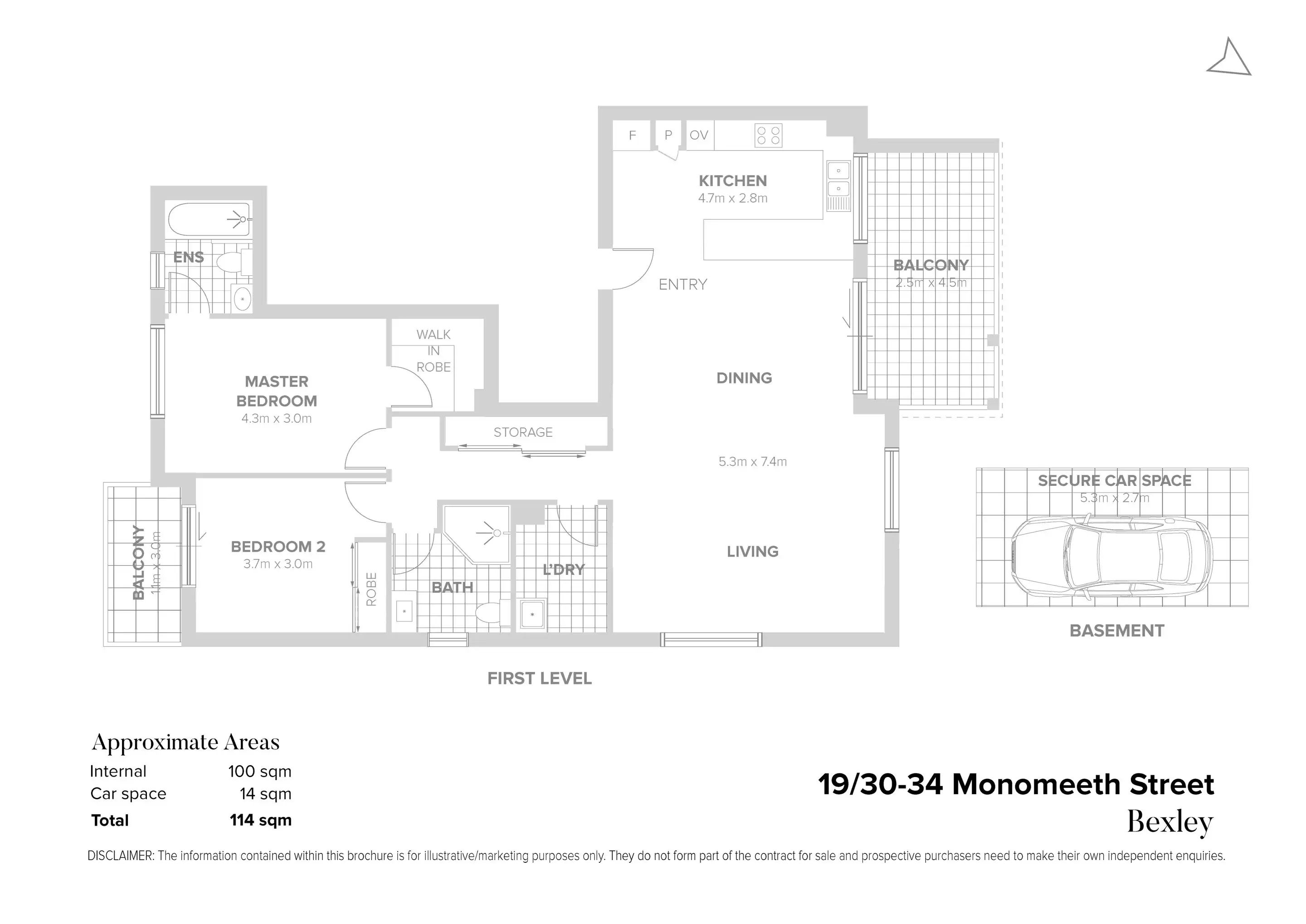 19/30-34 Monomeeth Street, Bexley Sold by Chidiac Realty - floorplan