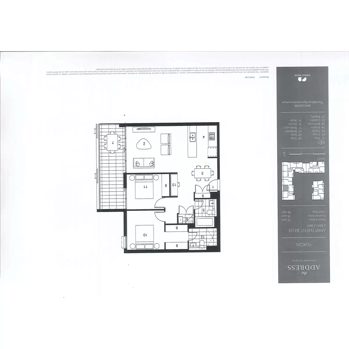 303/14 Half Street, Wentworth Point Leased by Chidiac Realty - floorplan