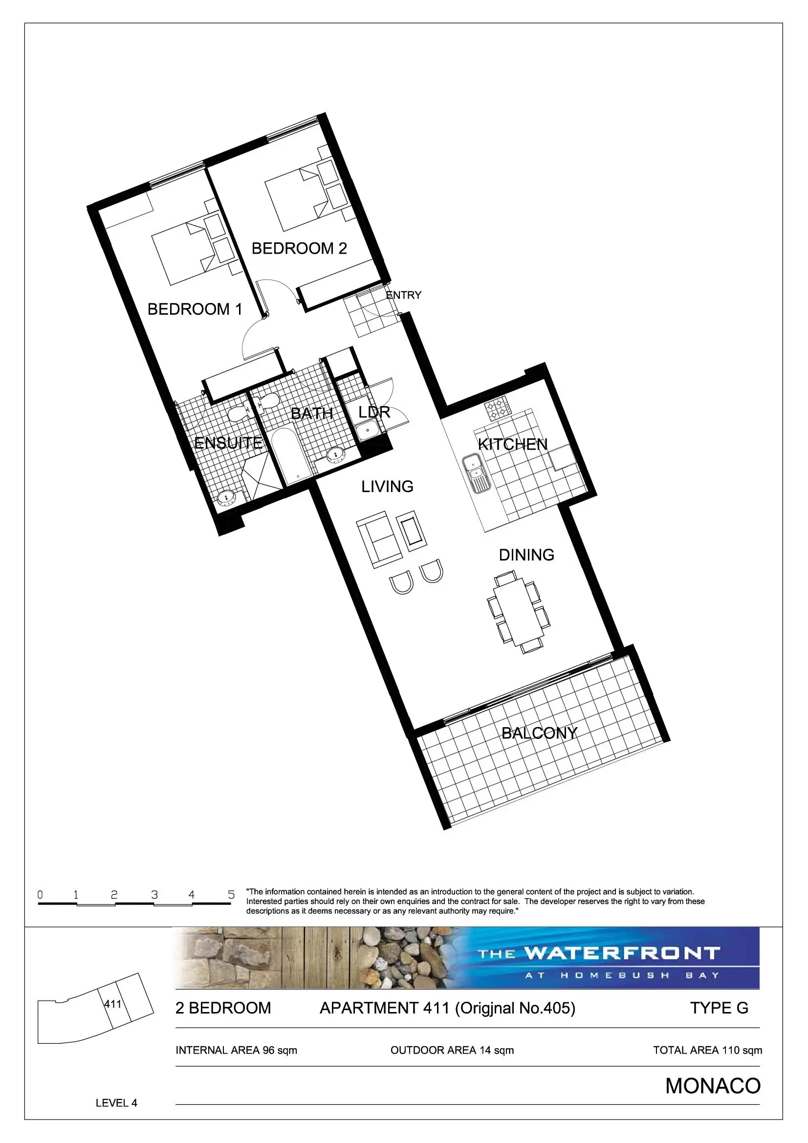 411/3 Amalfi Drive, Wentworth Point Leased by Chidiac Realty - floorplan